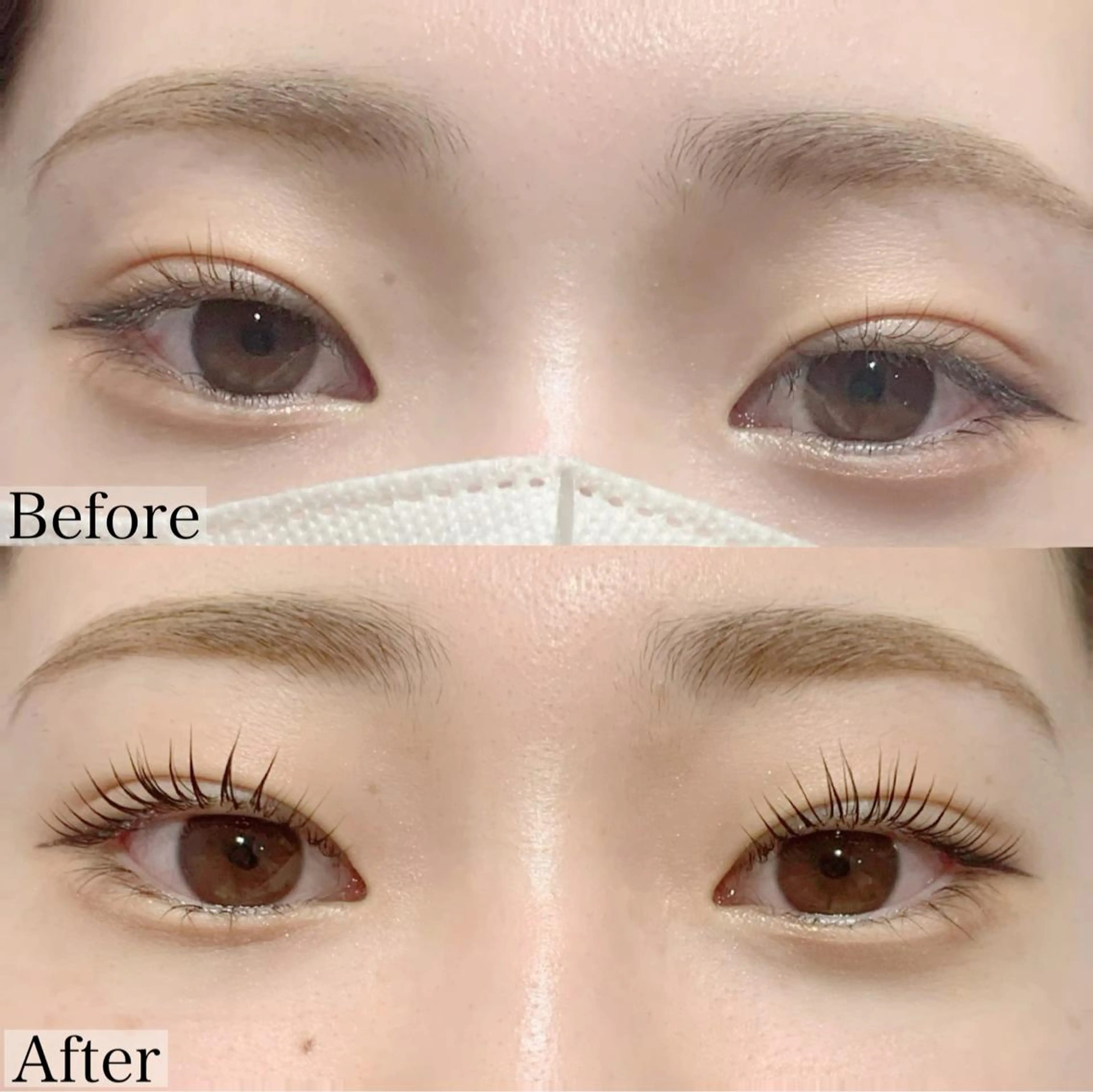 マツエク・マツパ アイブロウ マツパ 池袋駅韓国風🇰🇷 束感💗Tomoのマツエク・マツパデザイン