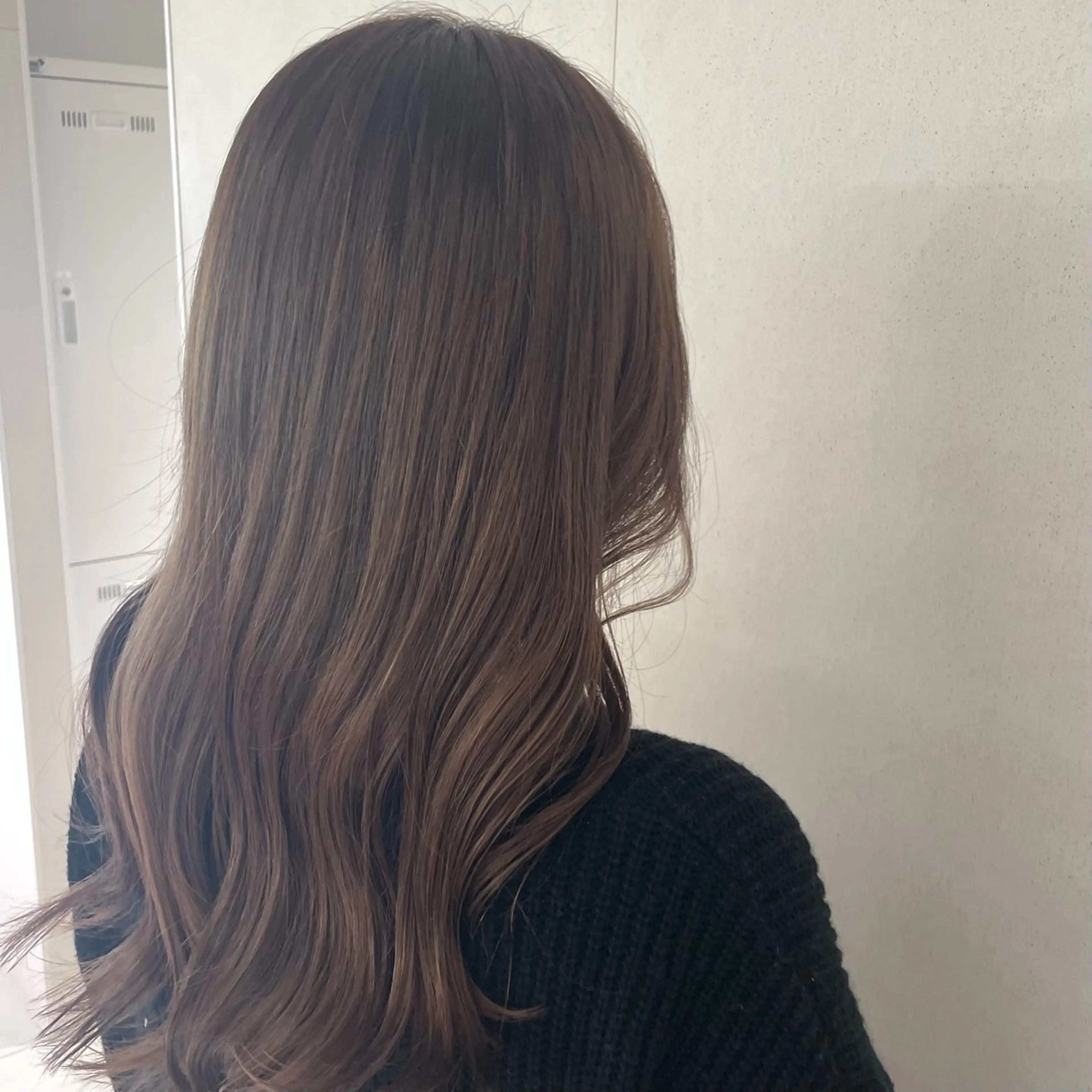 ロング カラー カット ヘアカラー トリートメント 💎久米川 東村山 BASSAサトウ💎のヘアスタイル