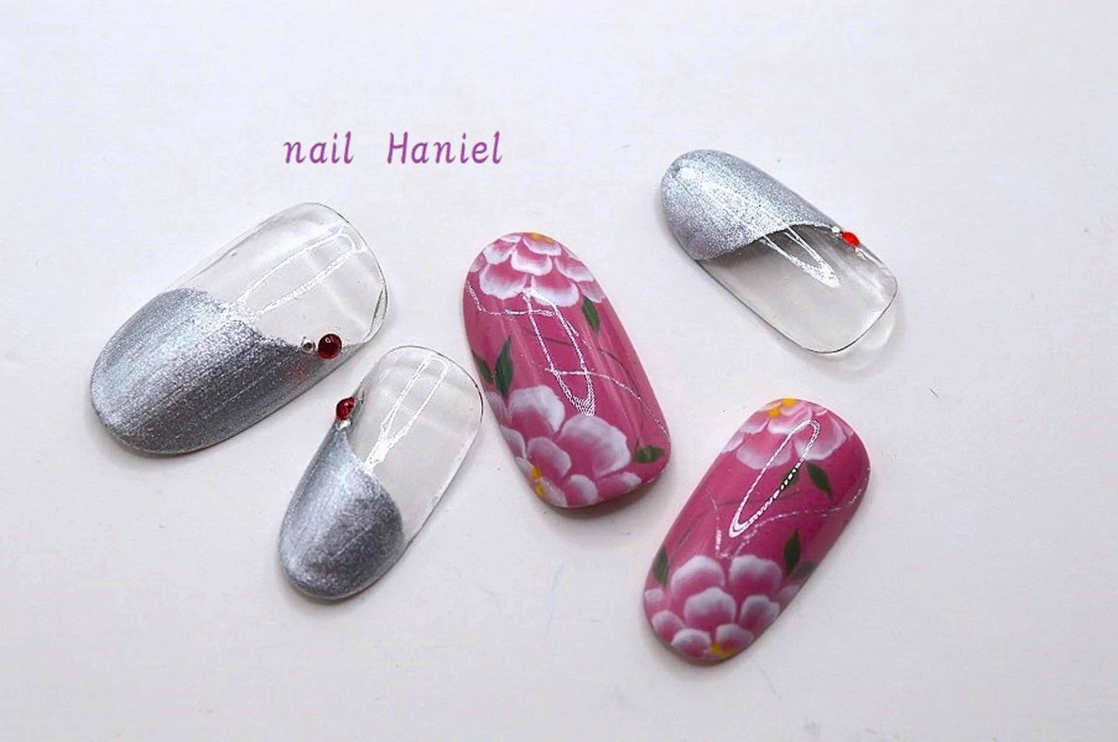 ネイル アートネイル ジェルネイル 韓国ネイル パラジェル ハンドネイル nail Haniel所属・半蔵門サロンハニエル 魅神 ちよのネイルデザイン