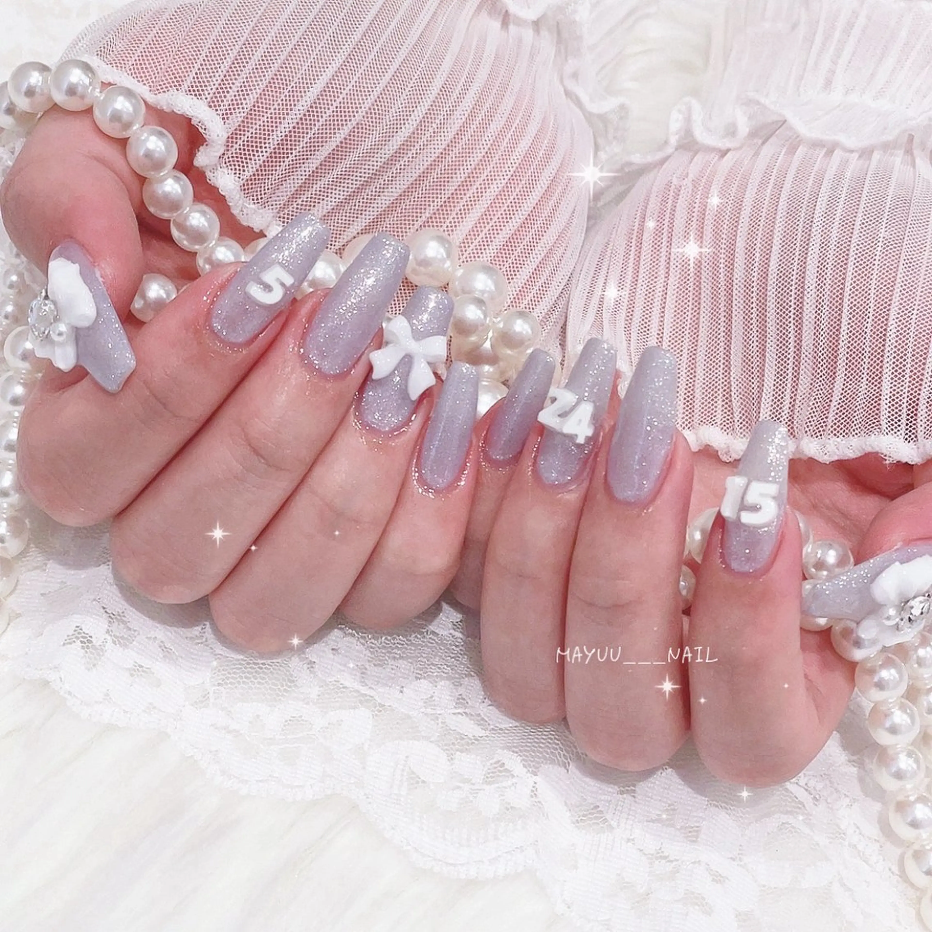 ネイル 🎀 Mayu 🎀痛ネイルのネイルデザイン