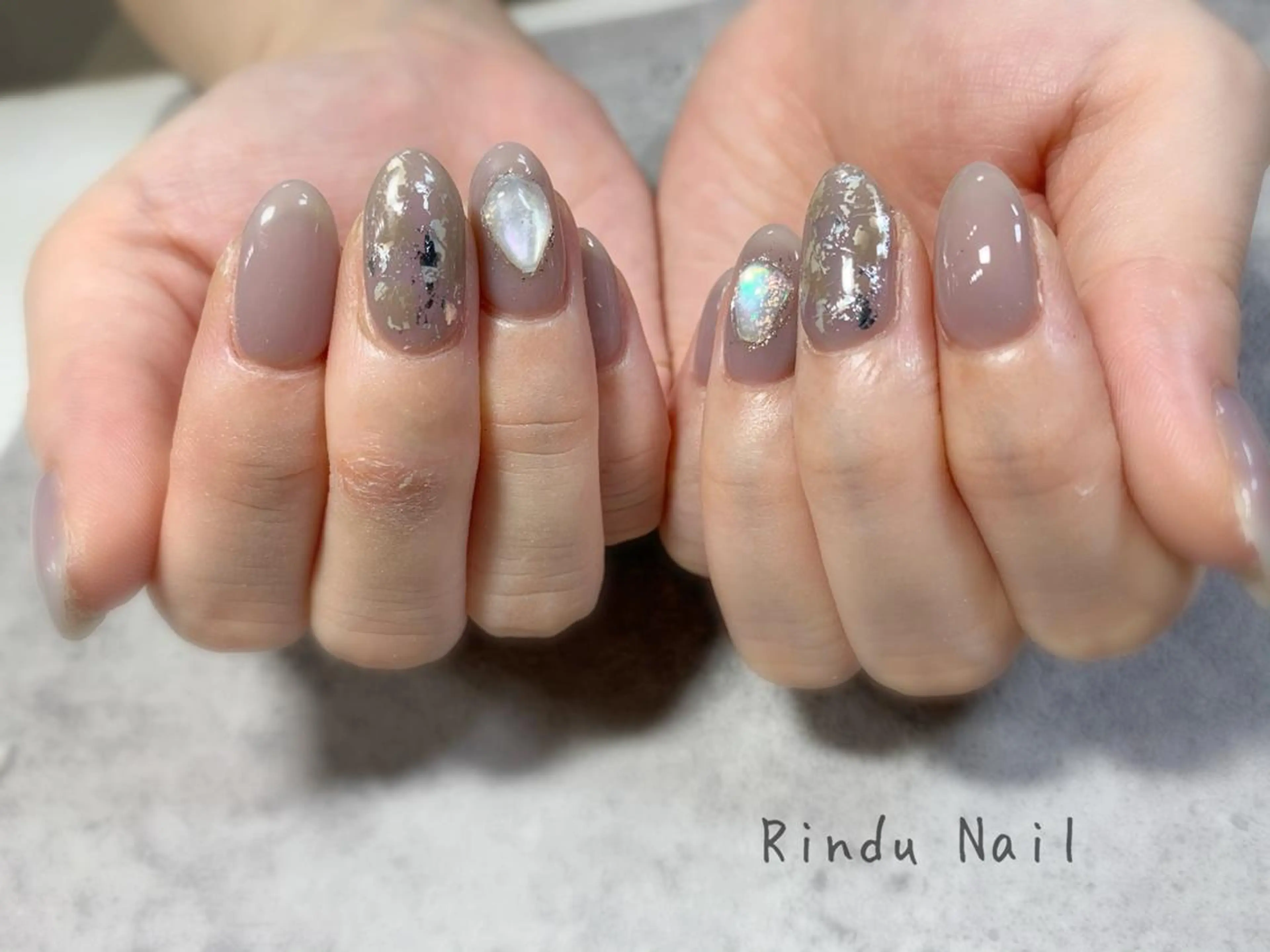 ネイル ニュアンスネイル Rindu Nail 名駅miniのネイルデザイン
