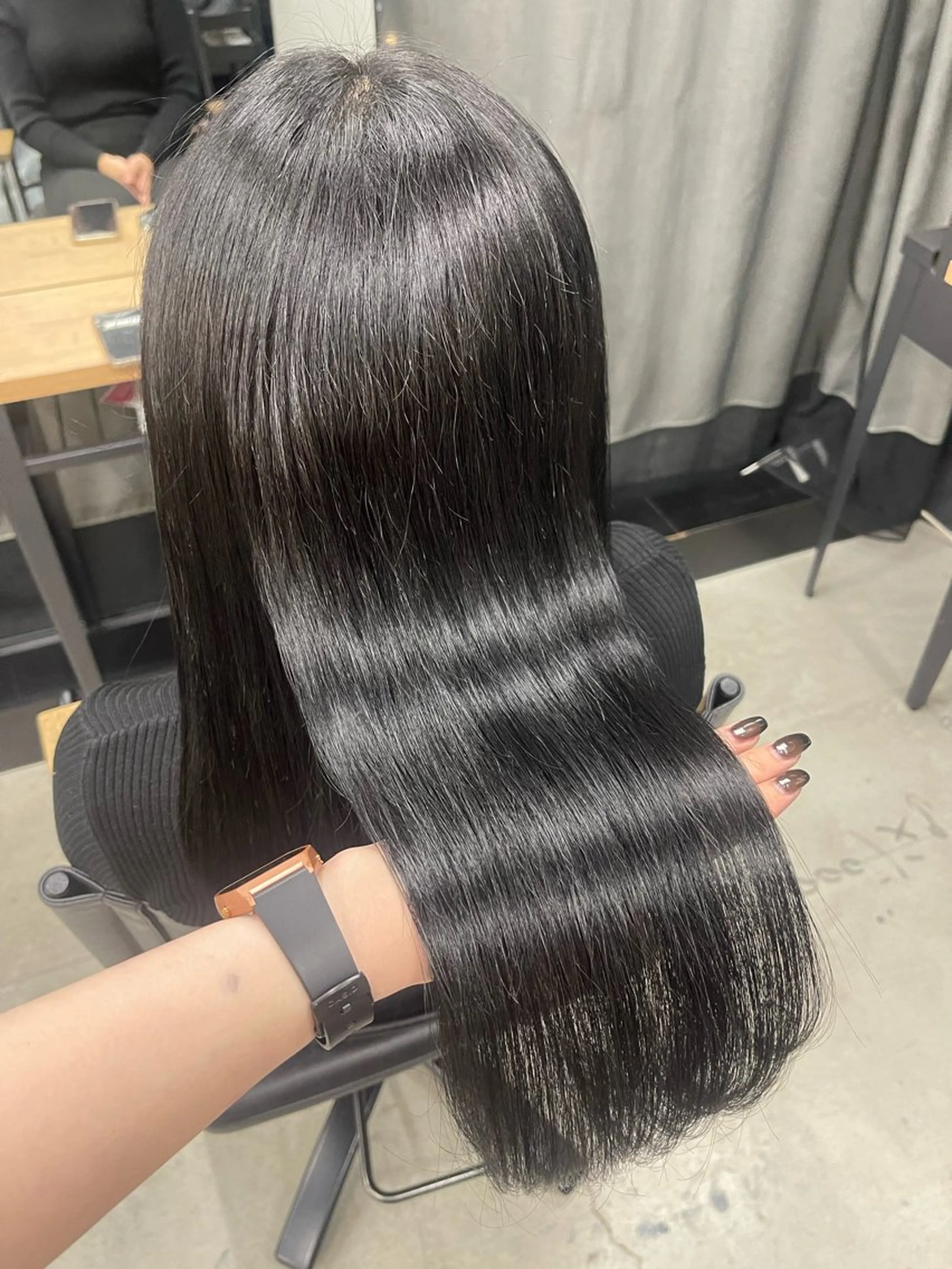 ロング カラー きなみ いく🎀透明感カラーのヘアスタイル