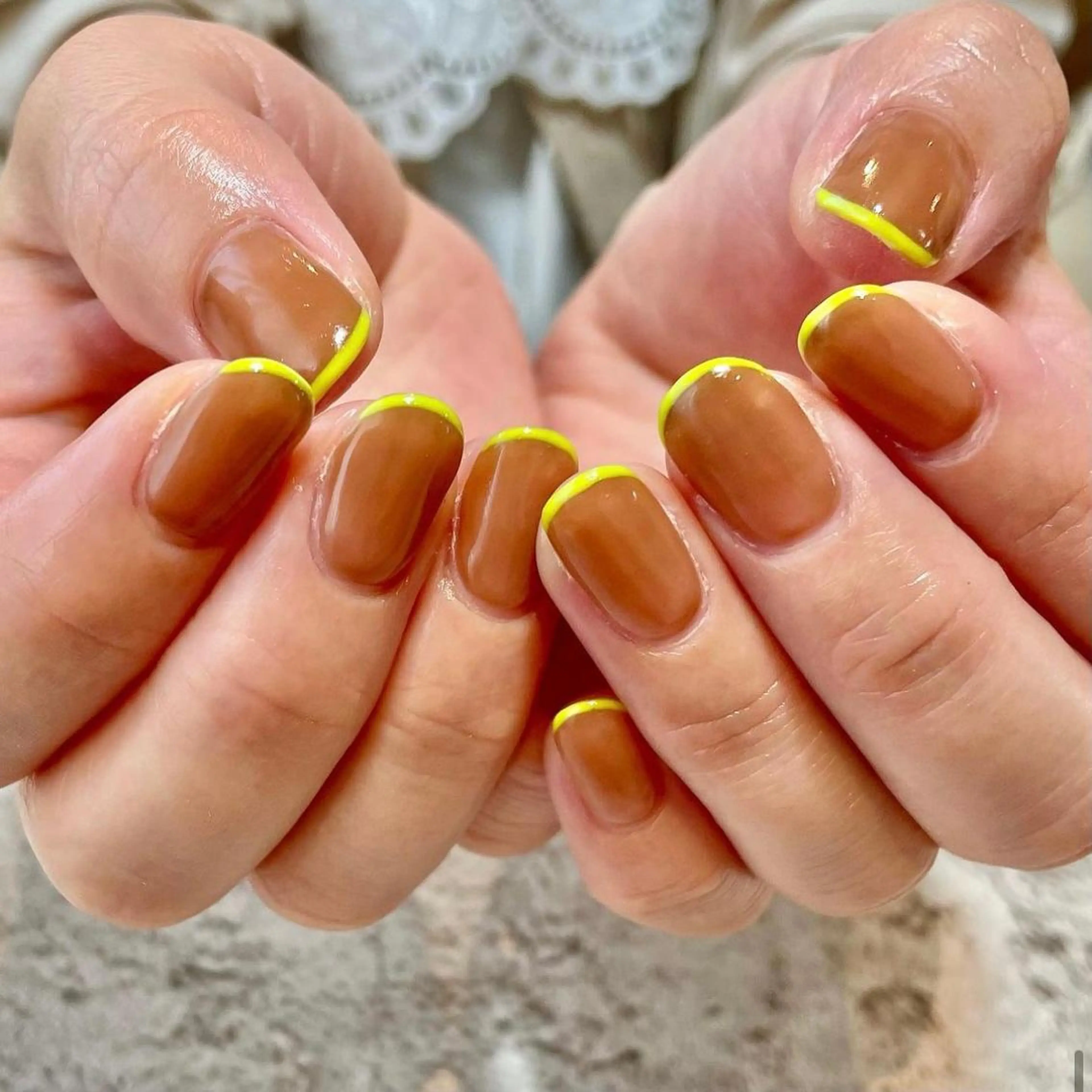 ネイル アートネイル フレンチネイル ワンカラーネイル ハンドネイル calla nailのネイルデザイン