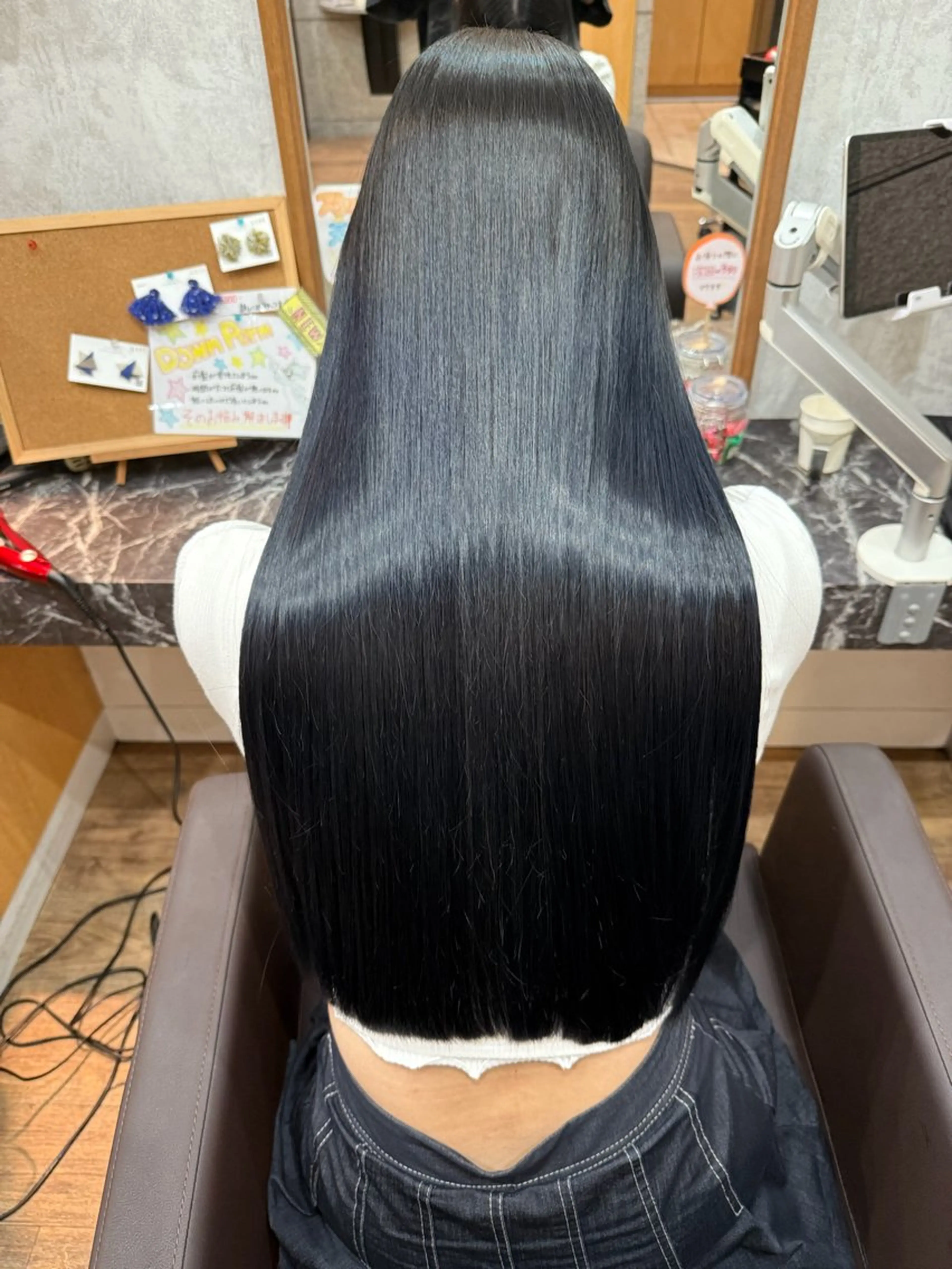 縮毛矯正＋内部修復Trの写真