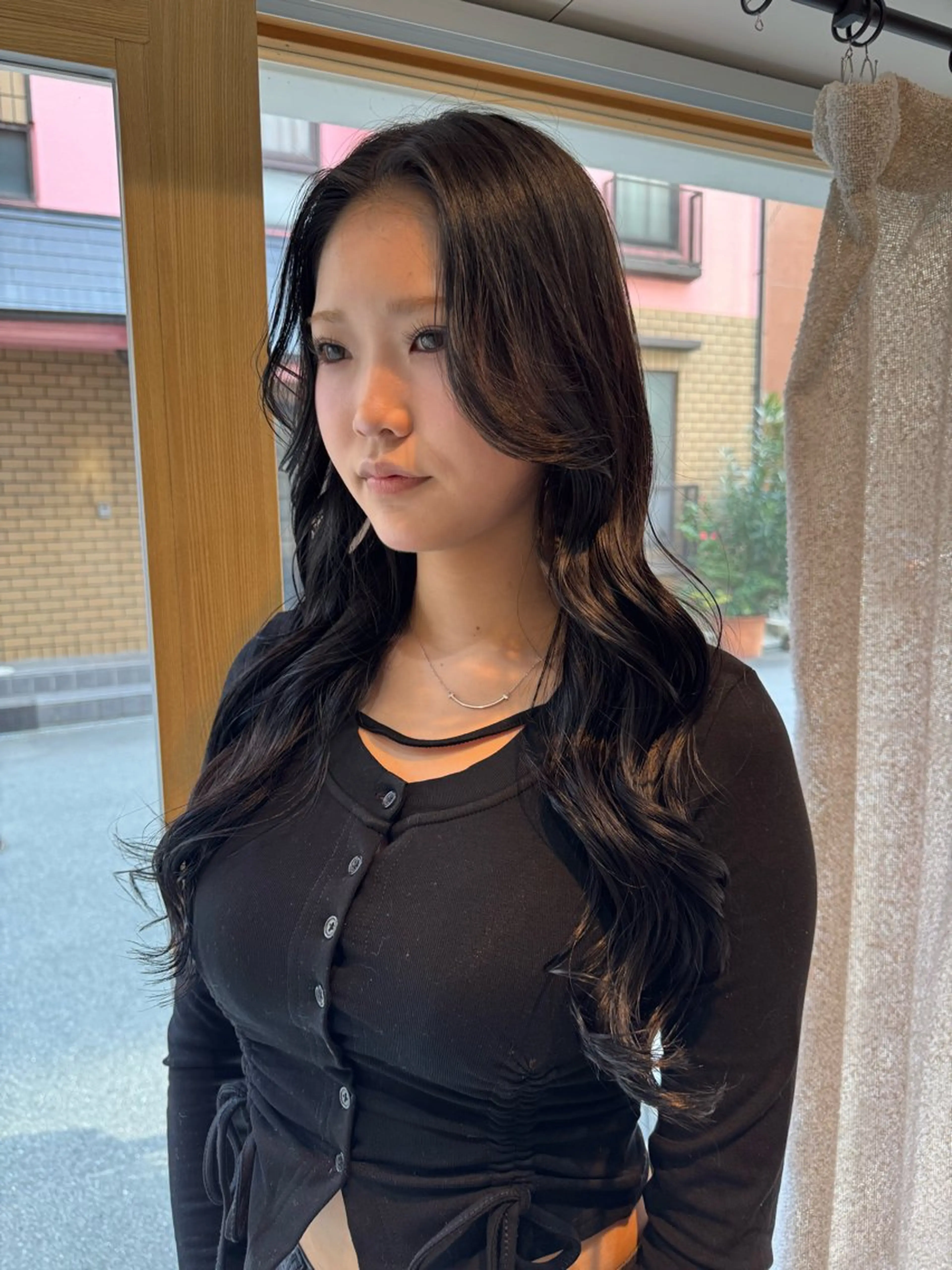ロング カット ヘアカラー トリートメント A.Ｍ.hair所属・福本 凌のヘアスタイル