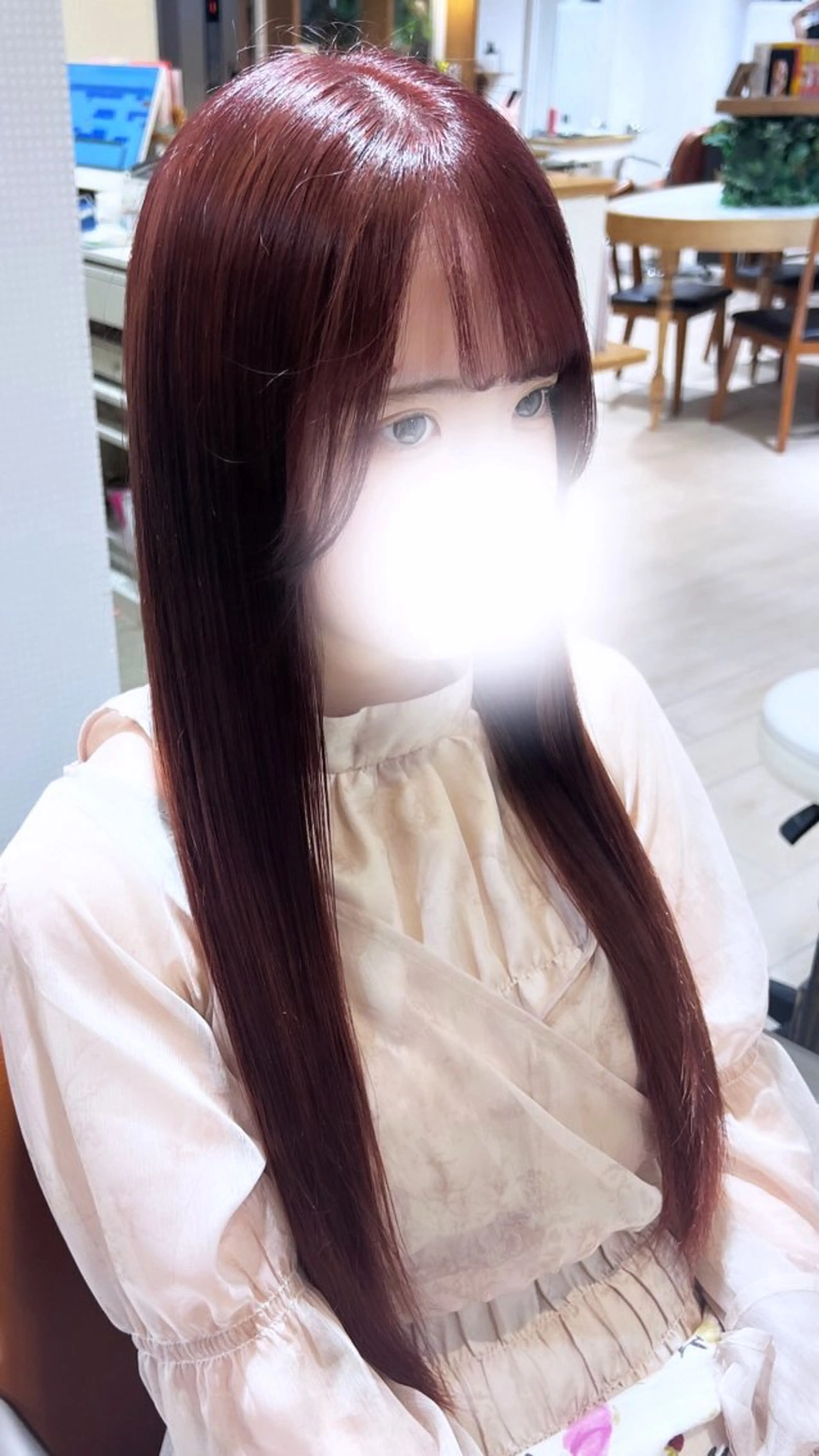 ロング カラー ブリーチ ブリーチなしカラー ୨୧color୨୧ ちひろのヘアスタイル