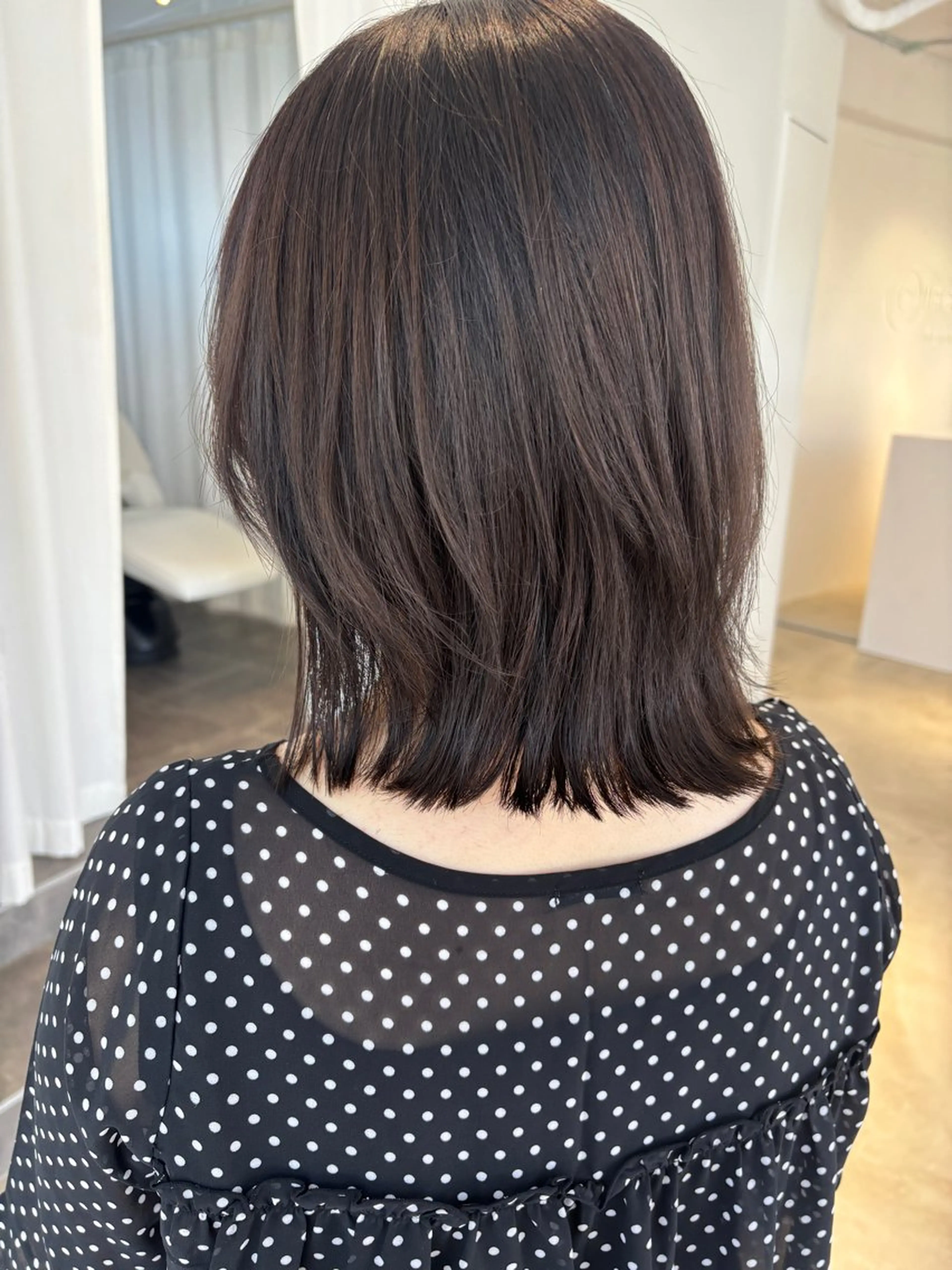 ミディアム カラー ヘアカラー トリートメント 薬院浄水通/ショート /ボブ/rukaのヘアスタイル