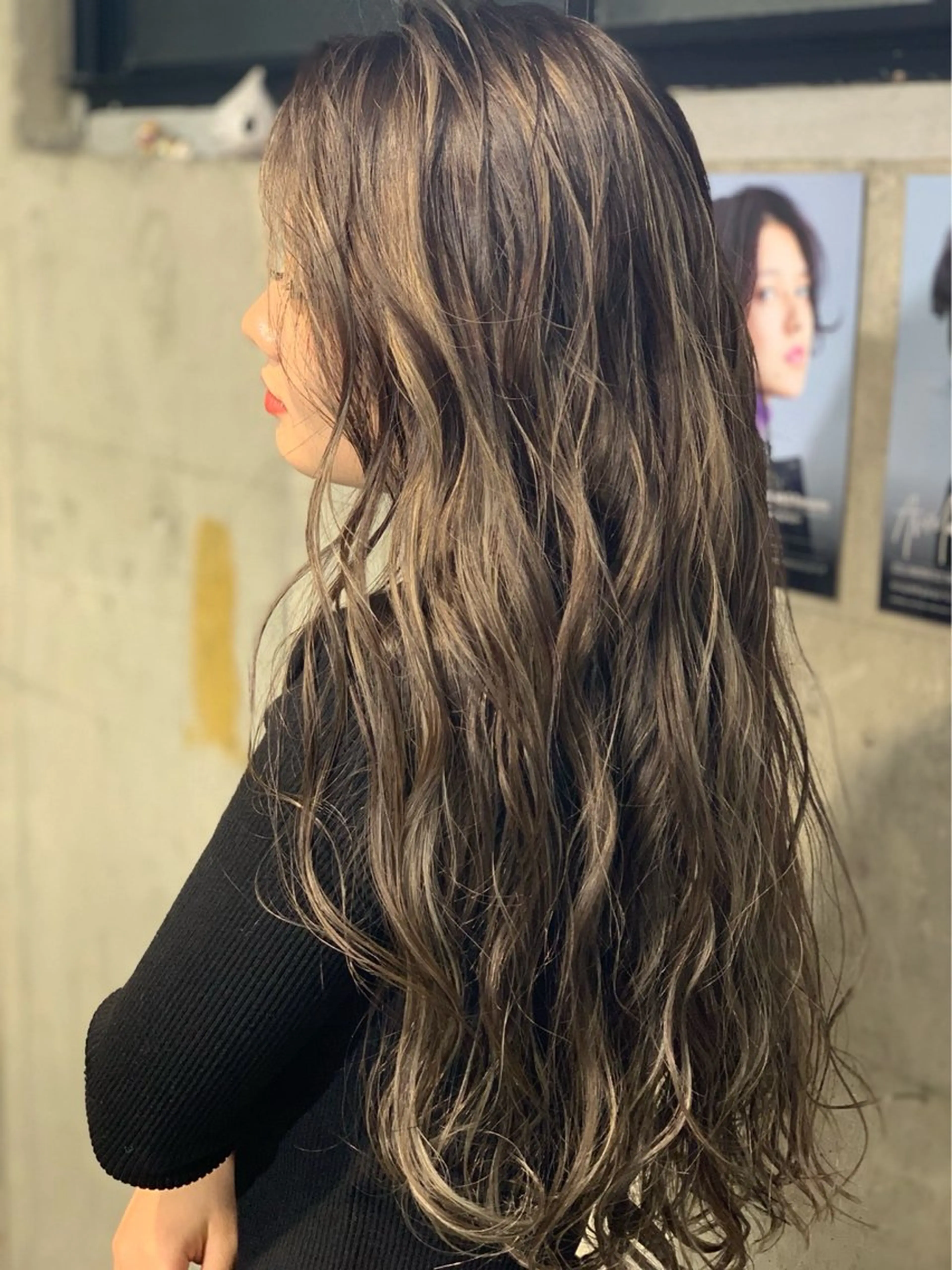ロング トリートメント カット ヘアカラー ✨長谷川直樹 【艶髪作ります】✨のヘアスタイル