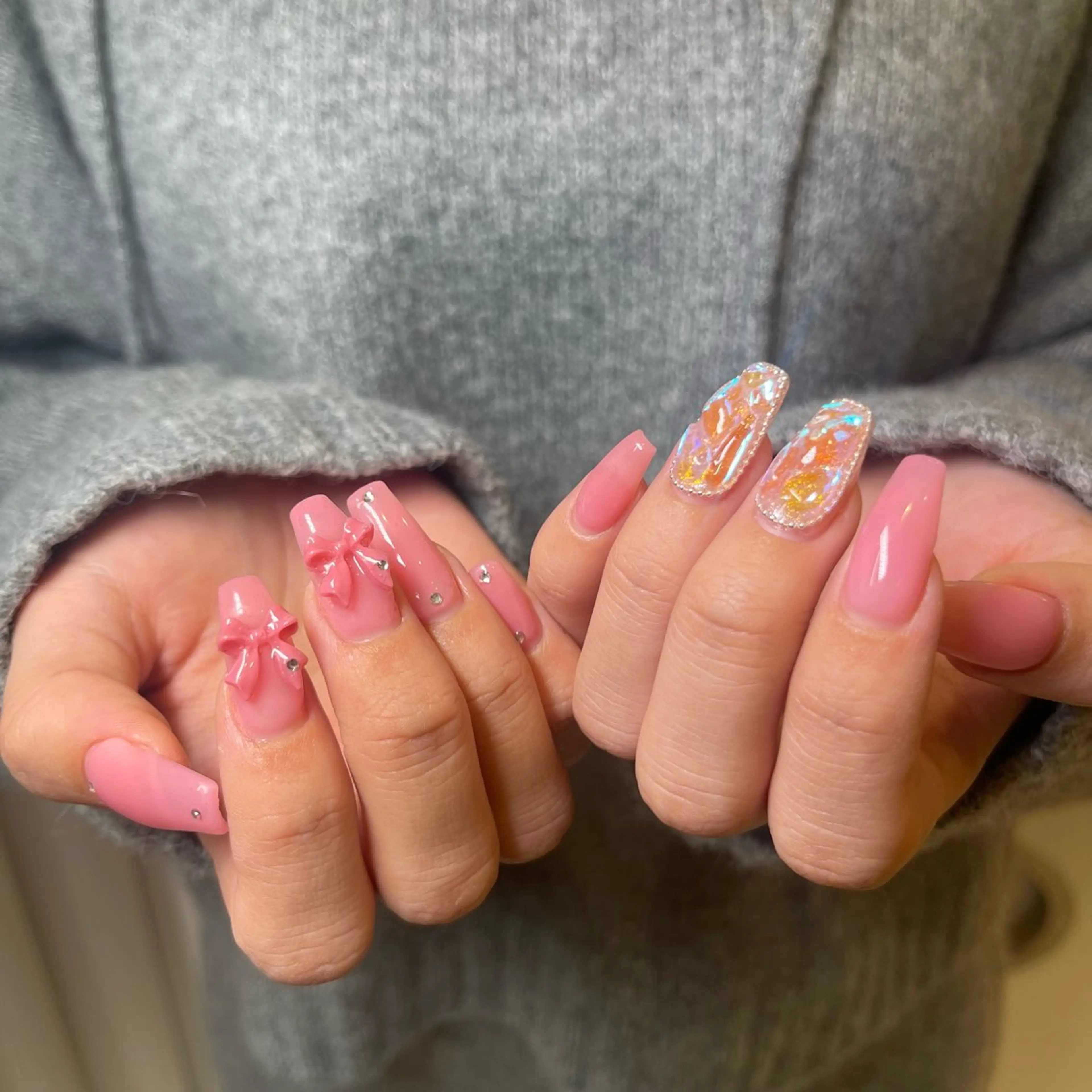 ネイル シンプルネイル 🧁fein. nana🩵のネイルデザイン