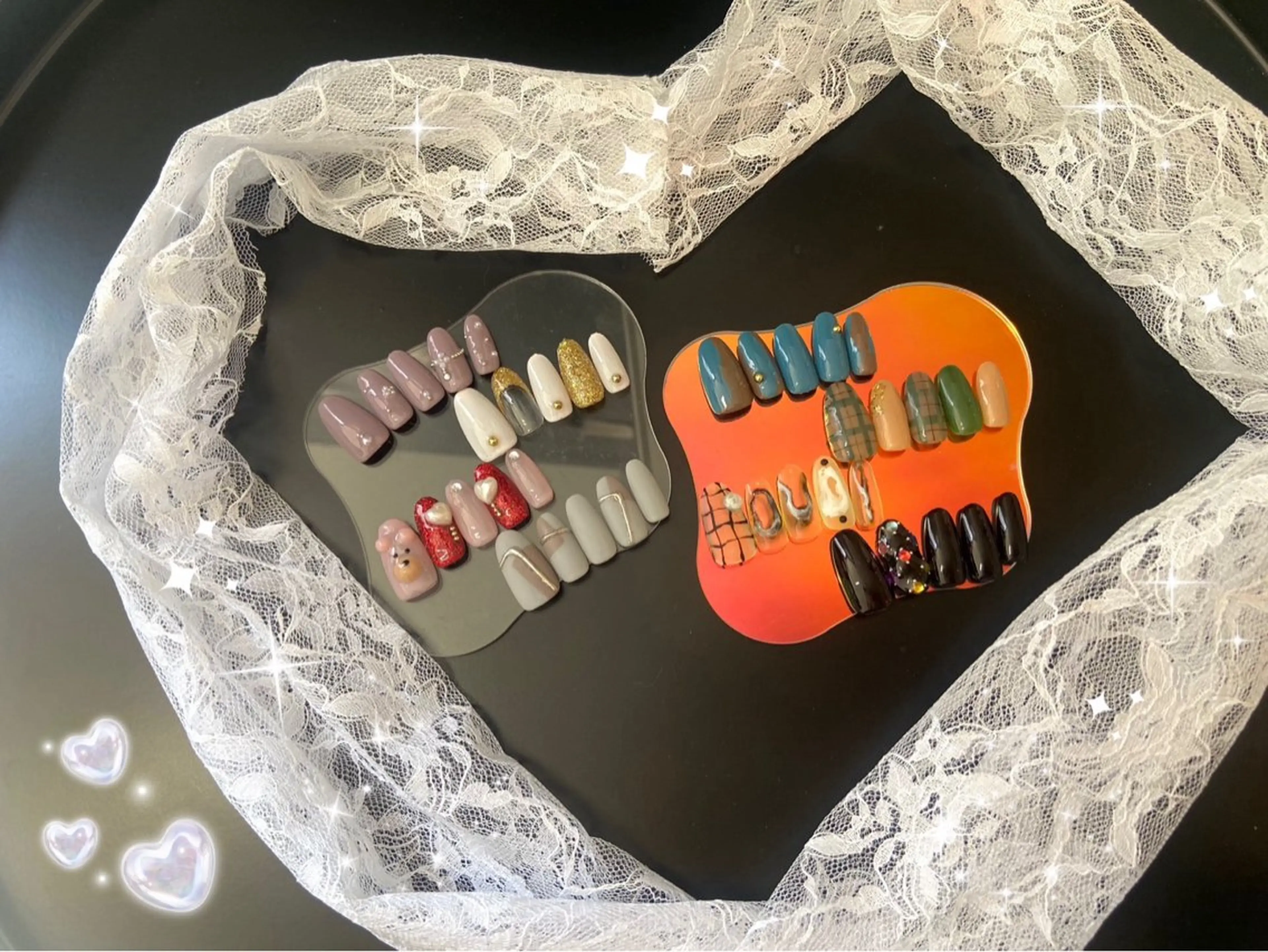 ミディアム ネイリストアカデミー 田中のネイルデザイン