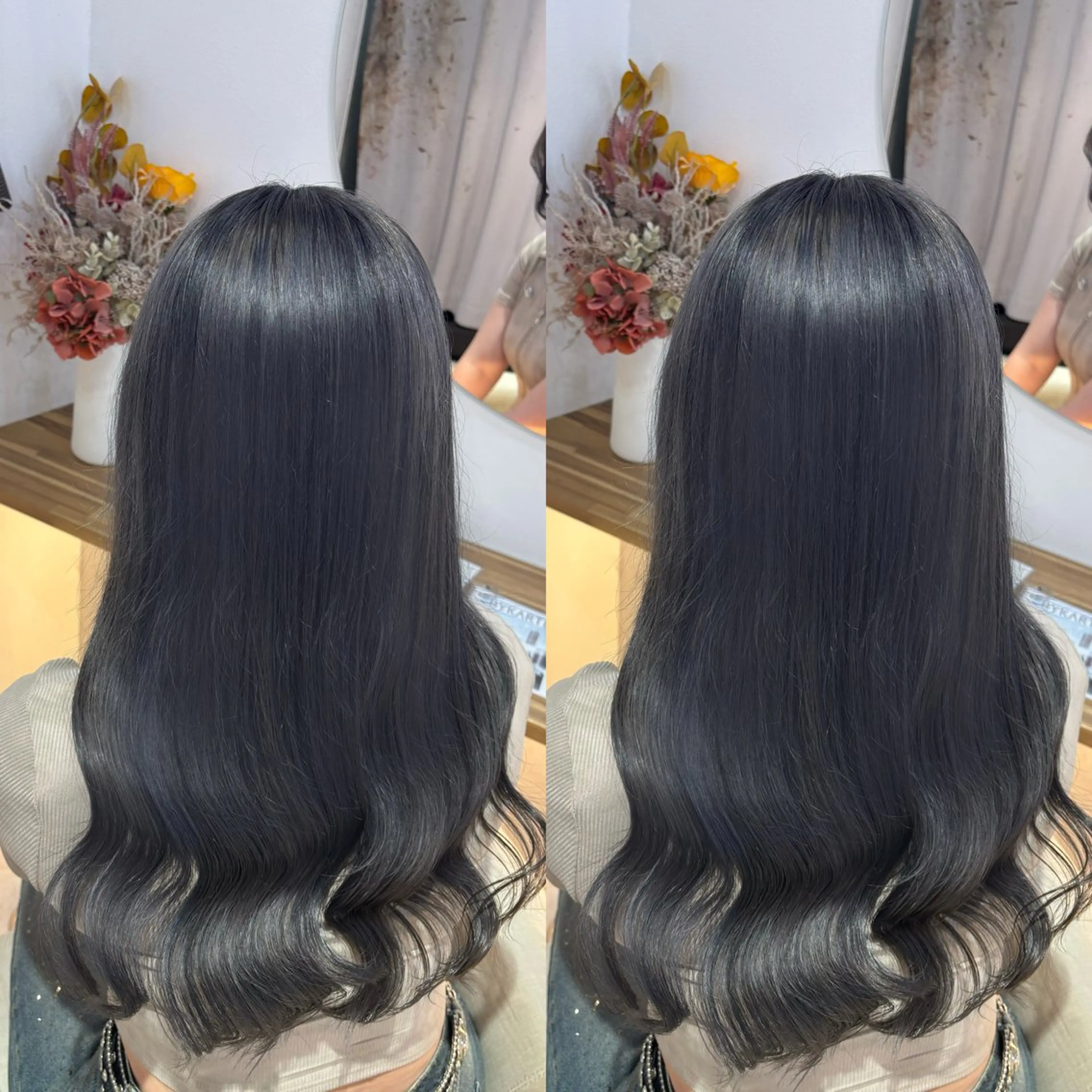 ロング ヘアカラー トリートメント 🍒しの🍒 カット/艶カラーのヘアスタイル