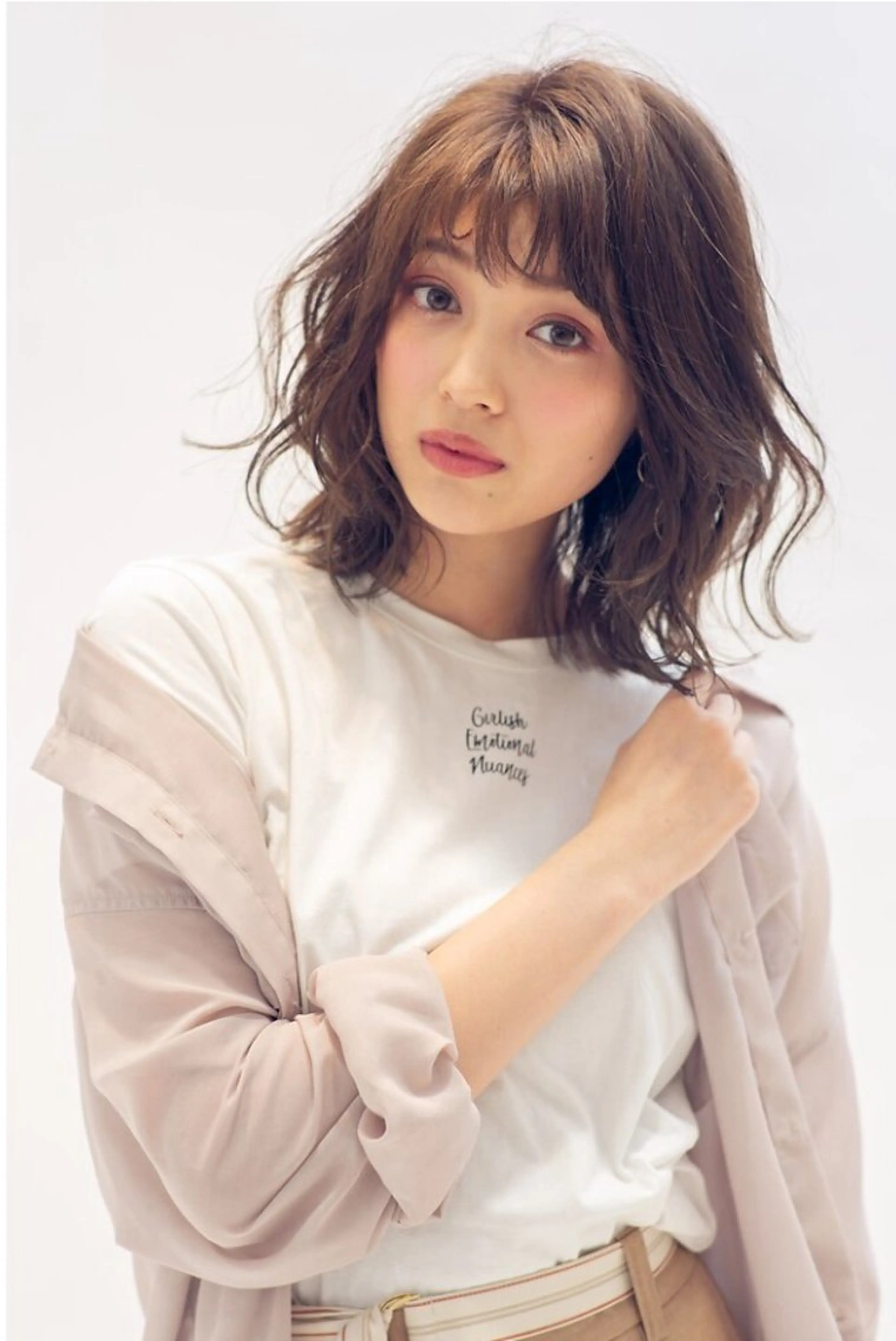 セミロング カラー パーマ BRING by snowdrop所属・吉祥寺・BRING 近藤真千子のヘアスタイル