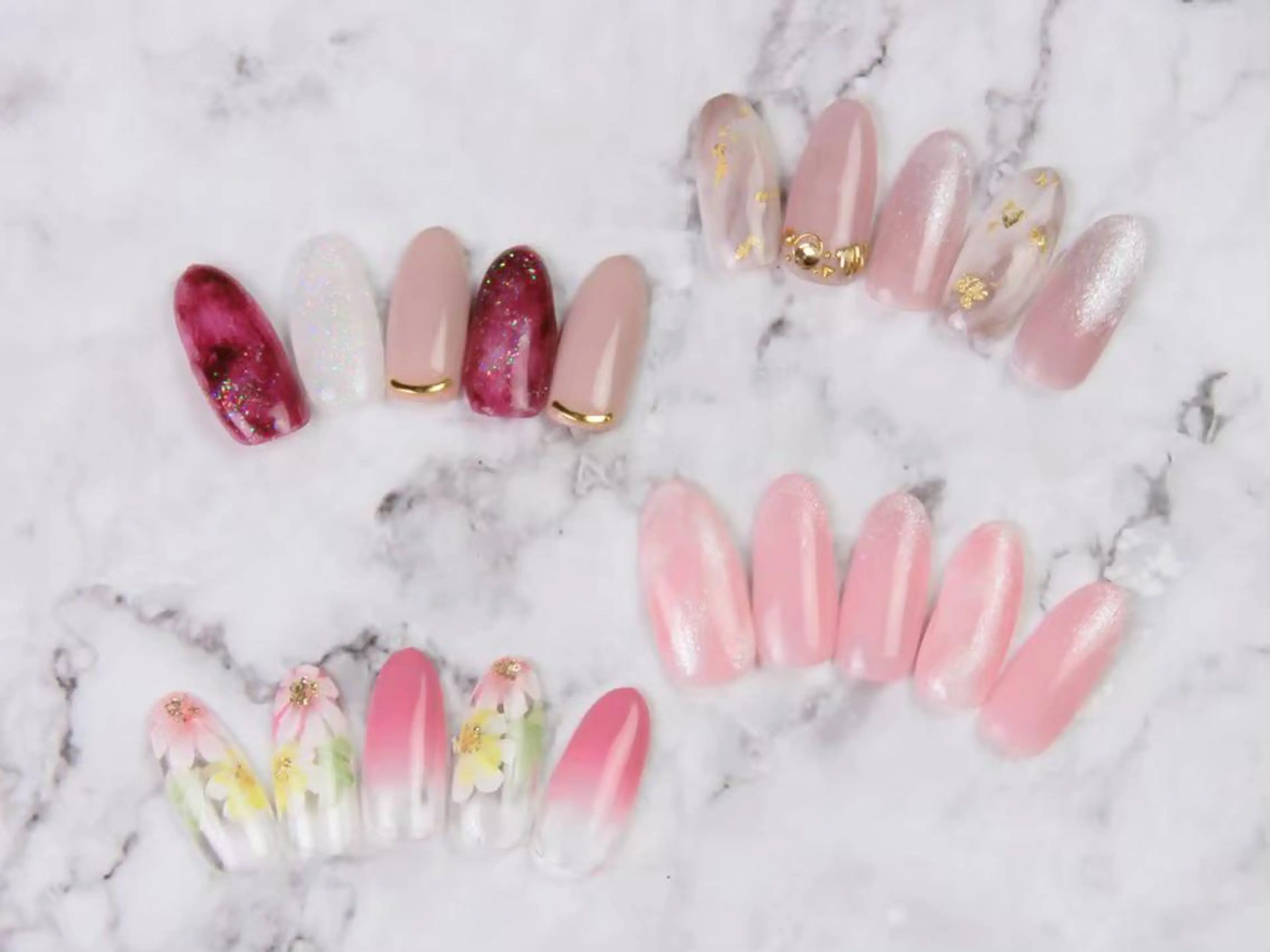 ネイル うる艶♡透明感ネイル Rirashiaのネイルデザイン