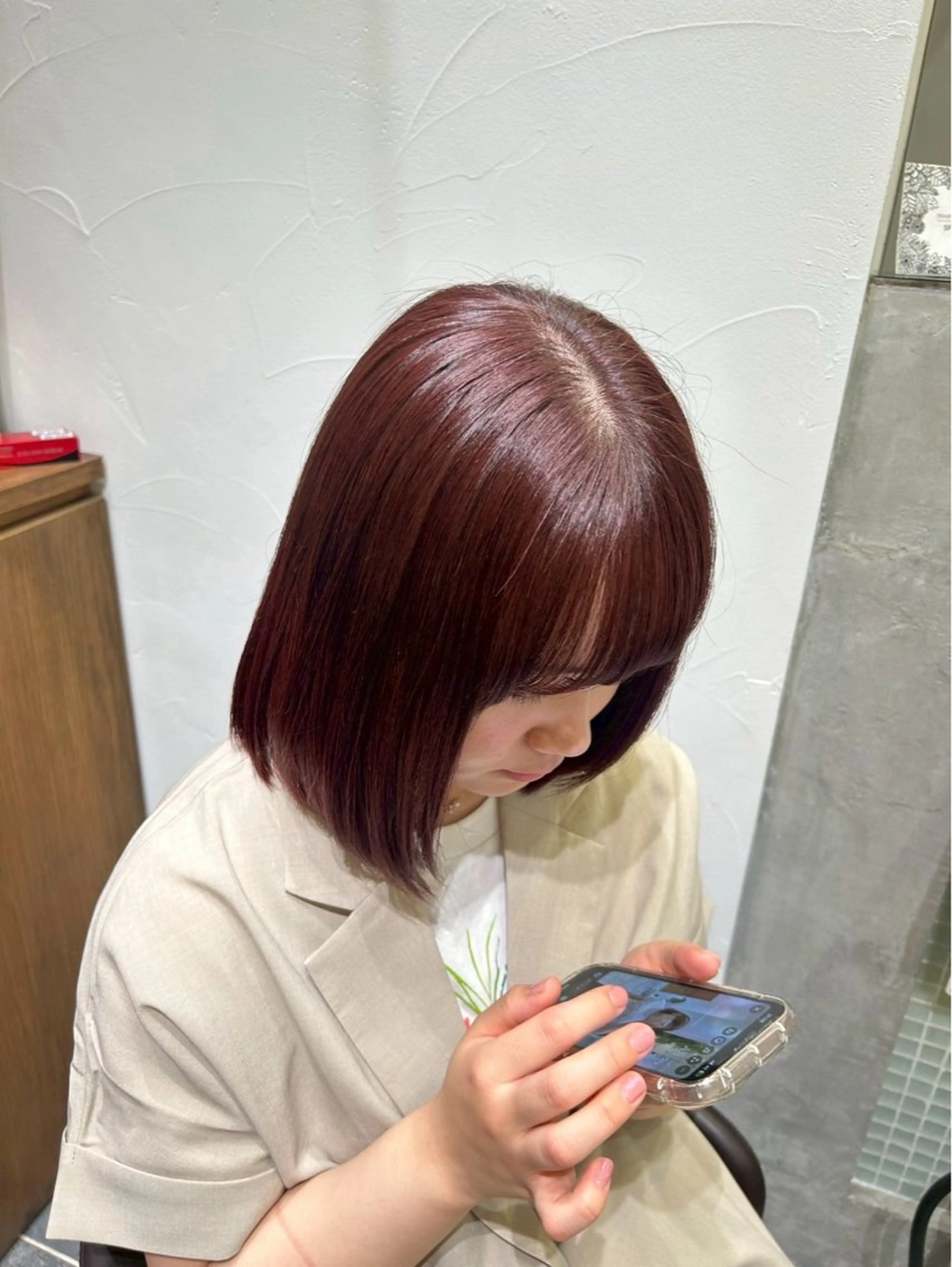 透明感カラー🩶➕トリートメント🫧の写真