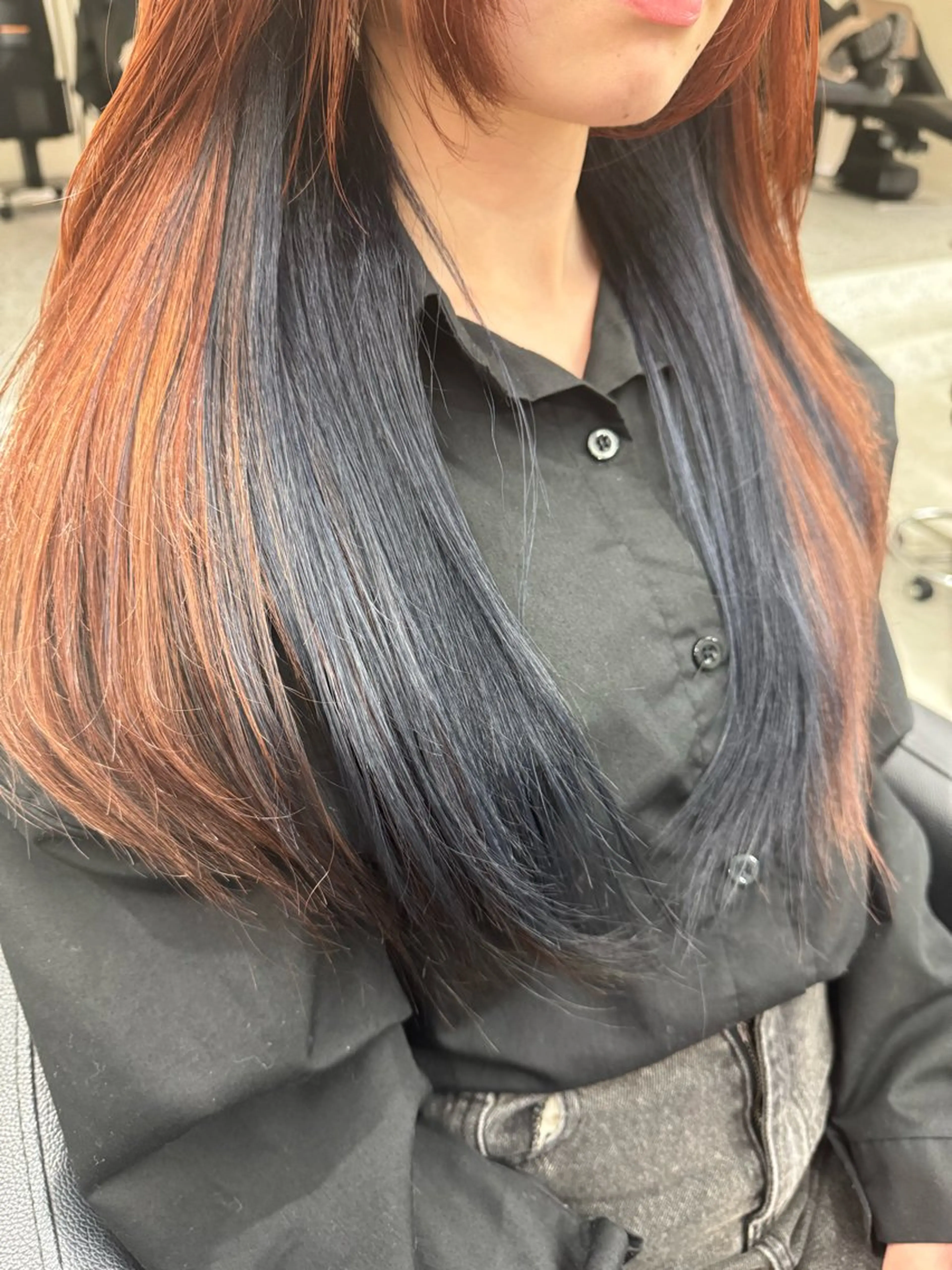 ロング ヘアカラー ⛄️レイヤー⛄透明感 ⛄️kyotaroのヘアスタイル