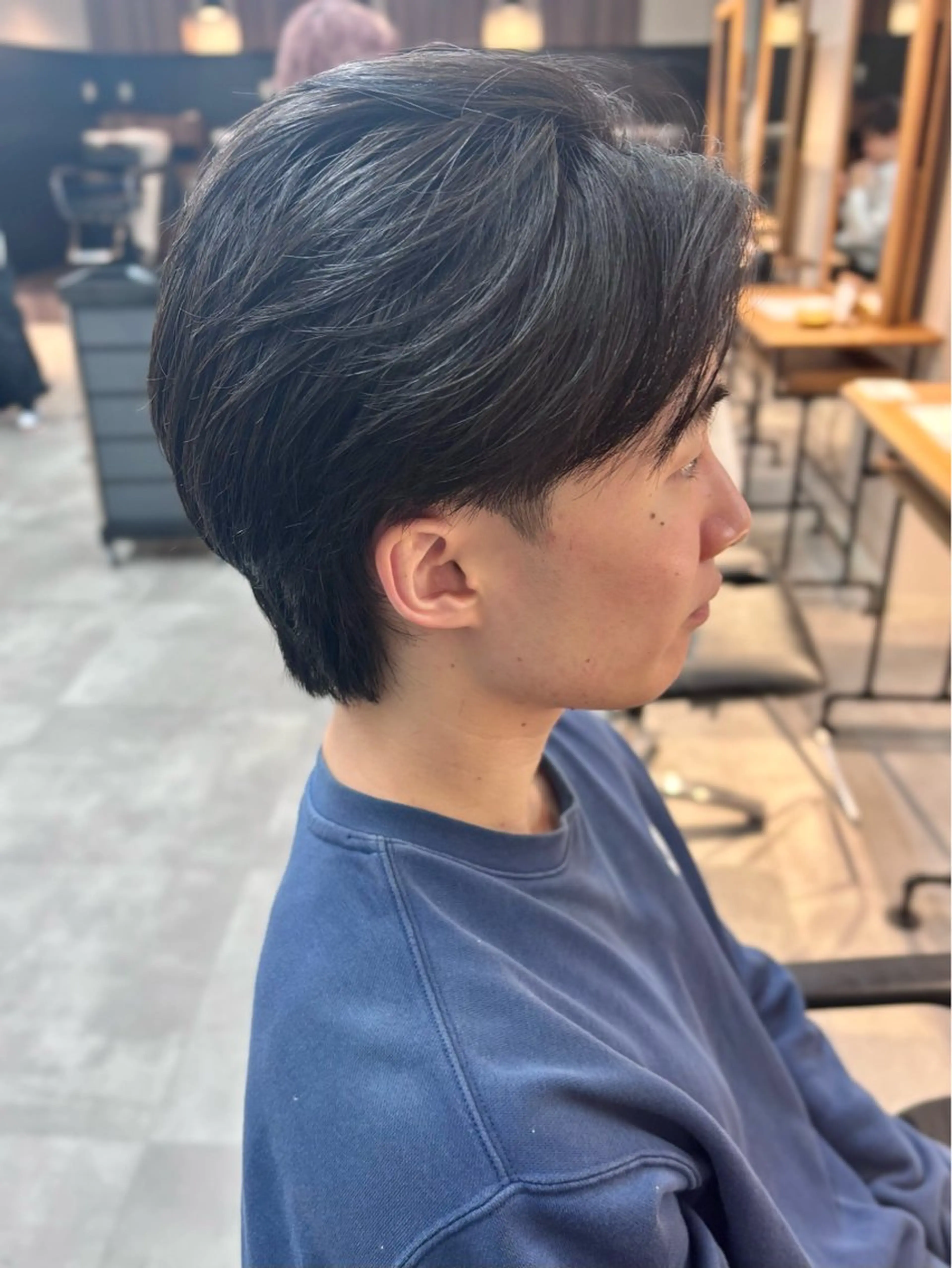 メンズ センターパート 千葉 メンズ パーマ特化🔥関のヘアスタイル