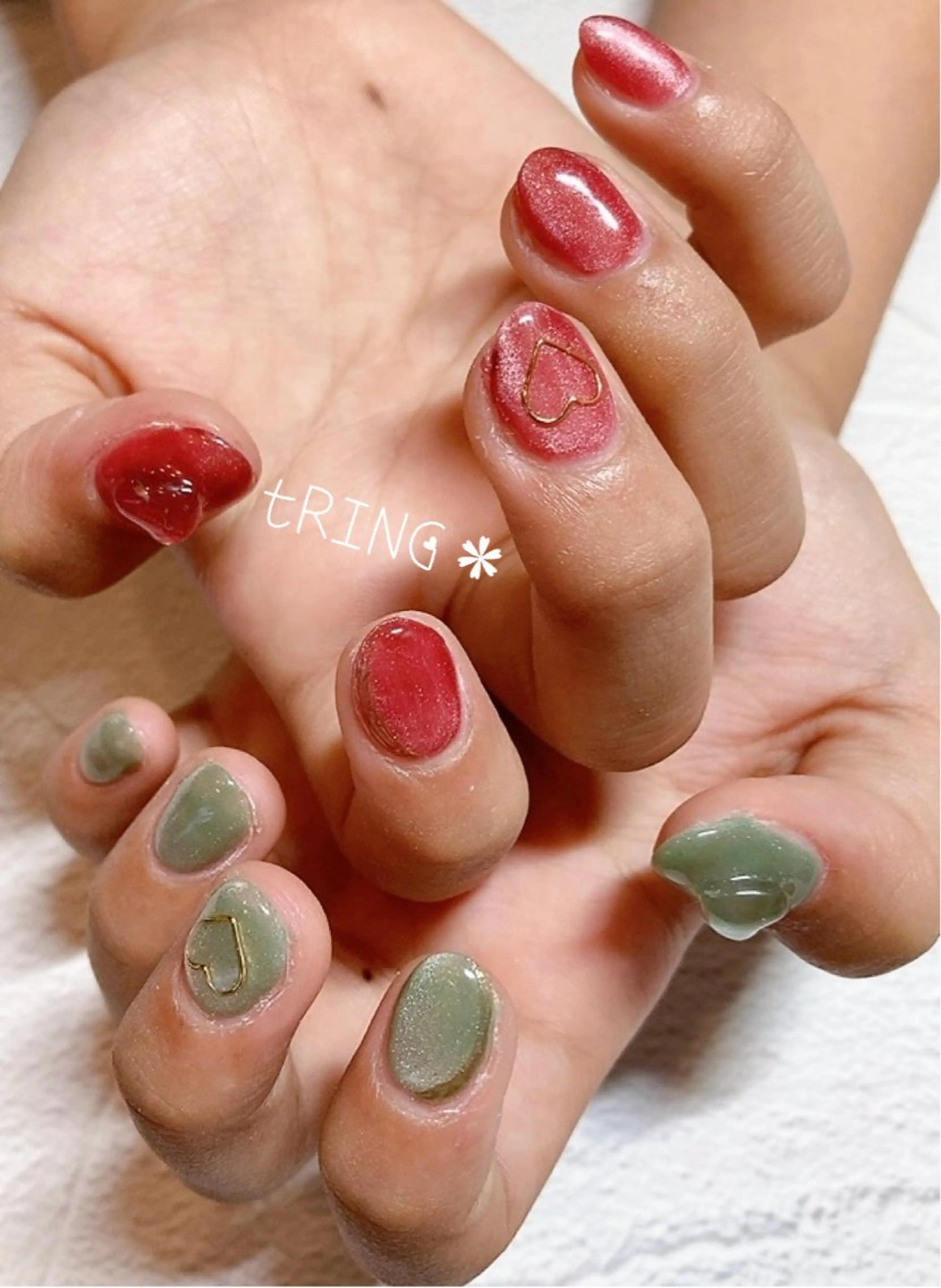 ネイル ハンドネイル tRING* しいの木台のネイルデザイン