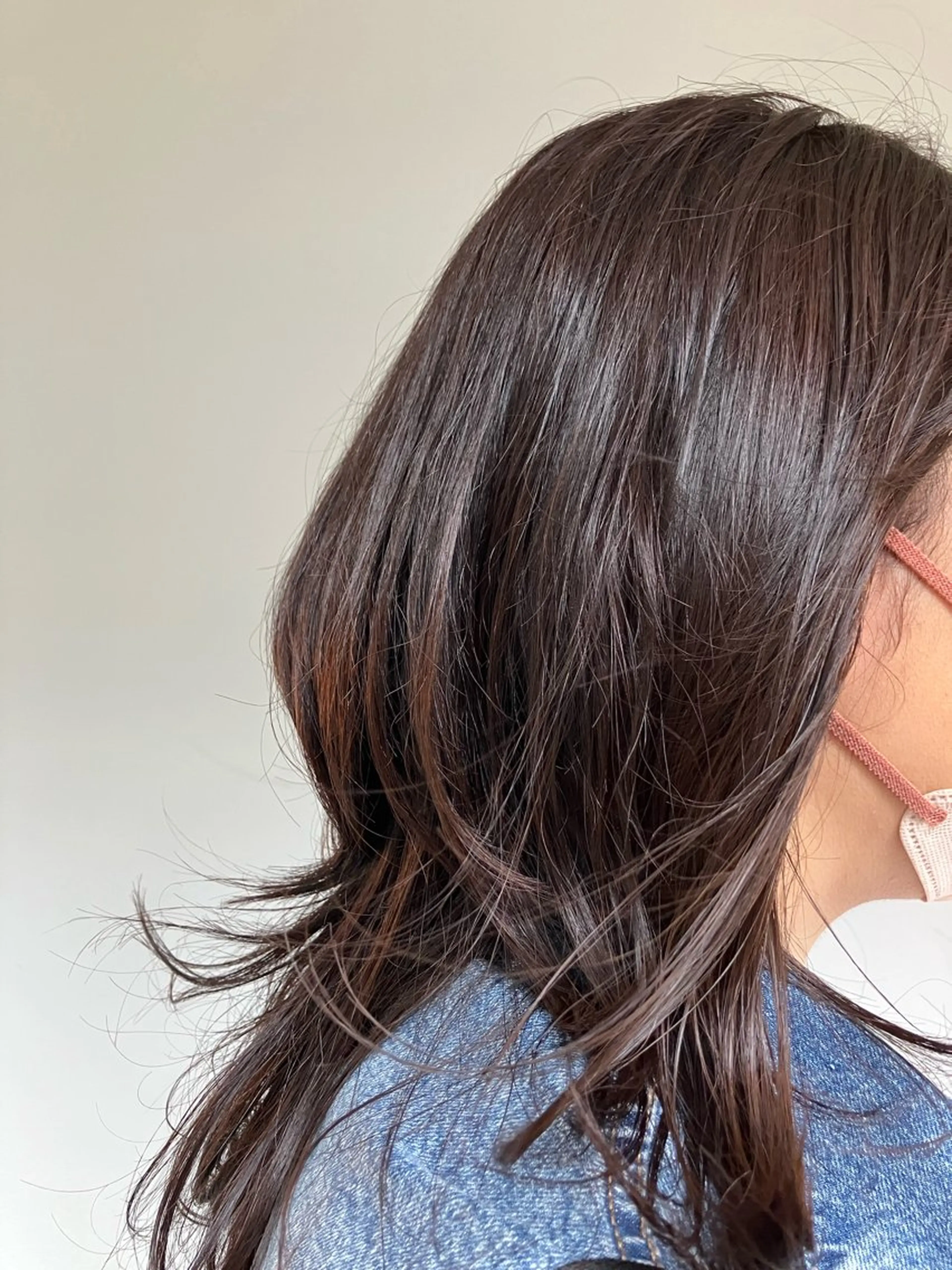 ミディアム カラー ヘアカラー トリートメント un武蔵小杉所属・佐藤 知子のヘアスタイル