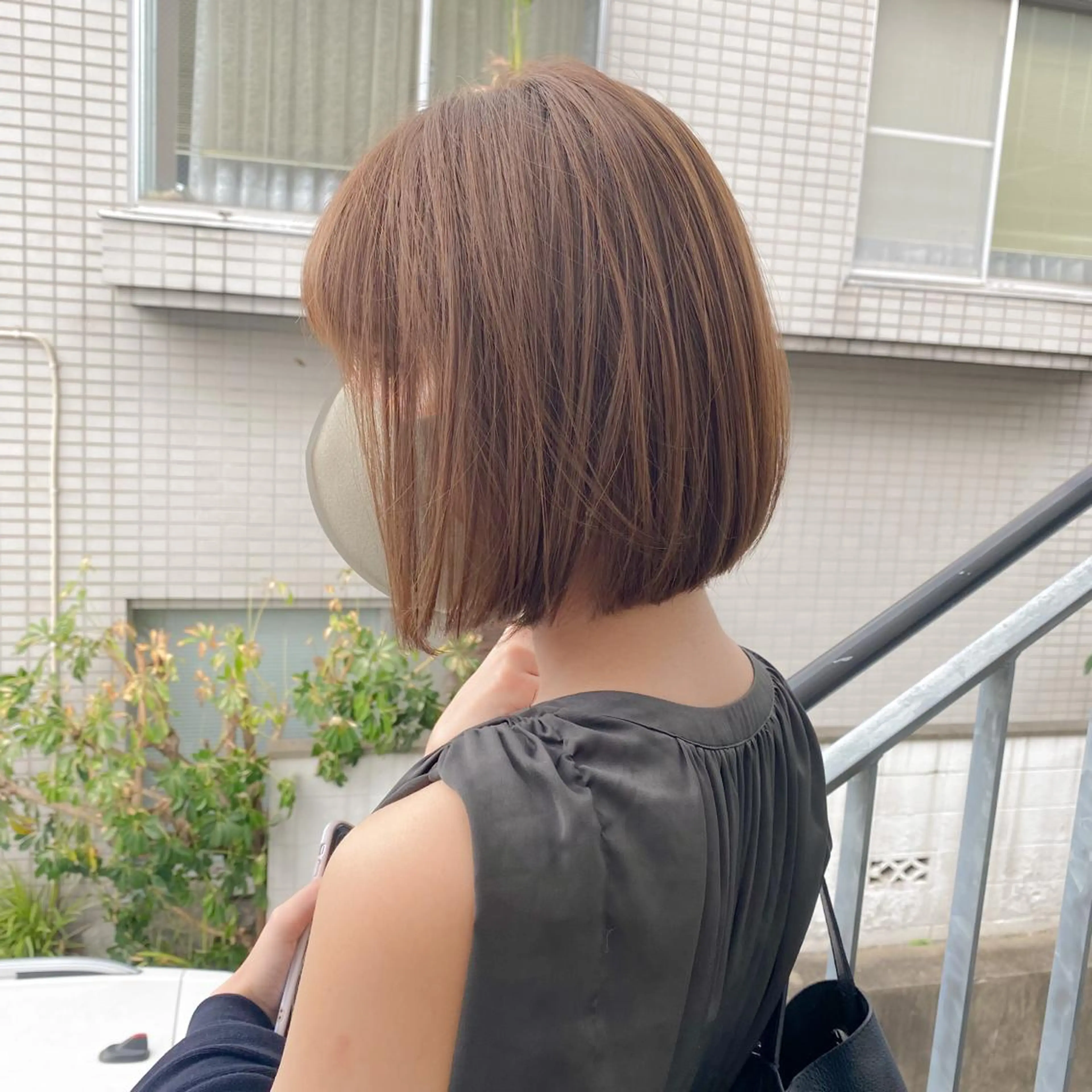 ショート 艶髪ブリーチ 永井竜也のヘアスタイル