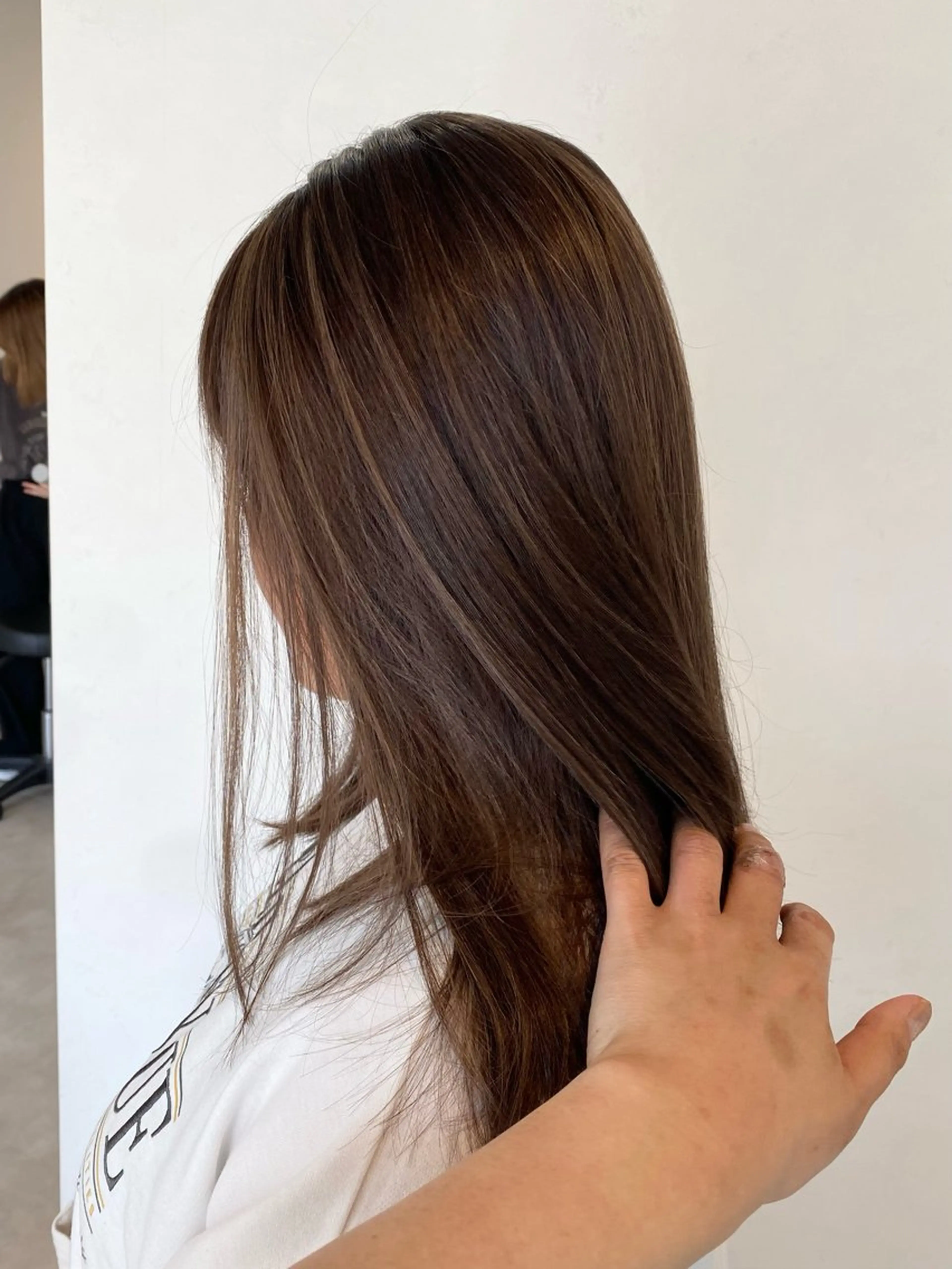 ミディアム カラー ハイライトカラー ハイライト ショート/ハイライト /白髪ぼかし🌿松本のヘアスタイル