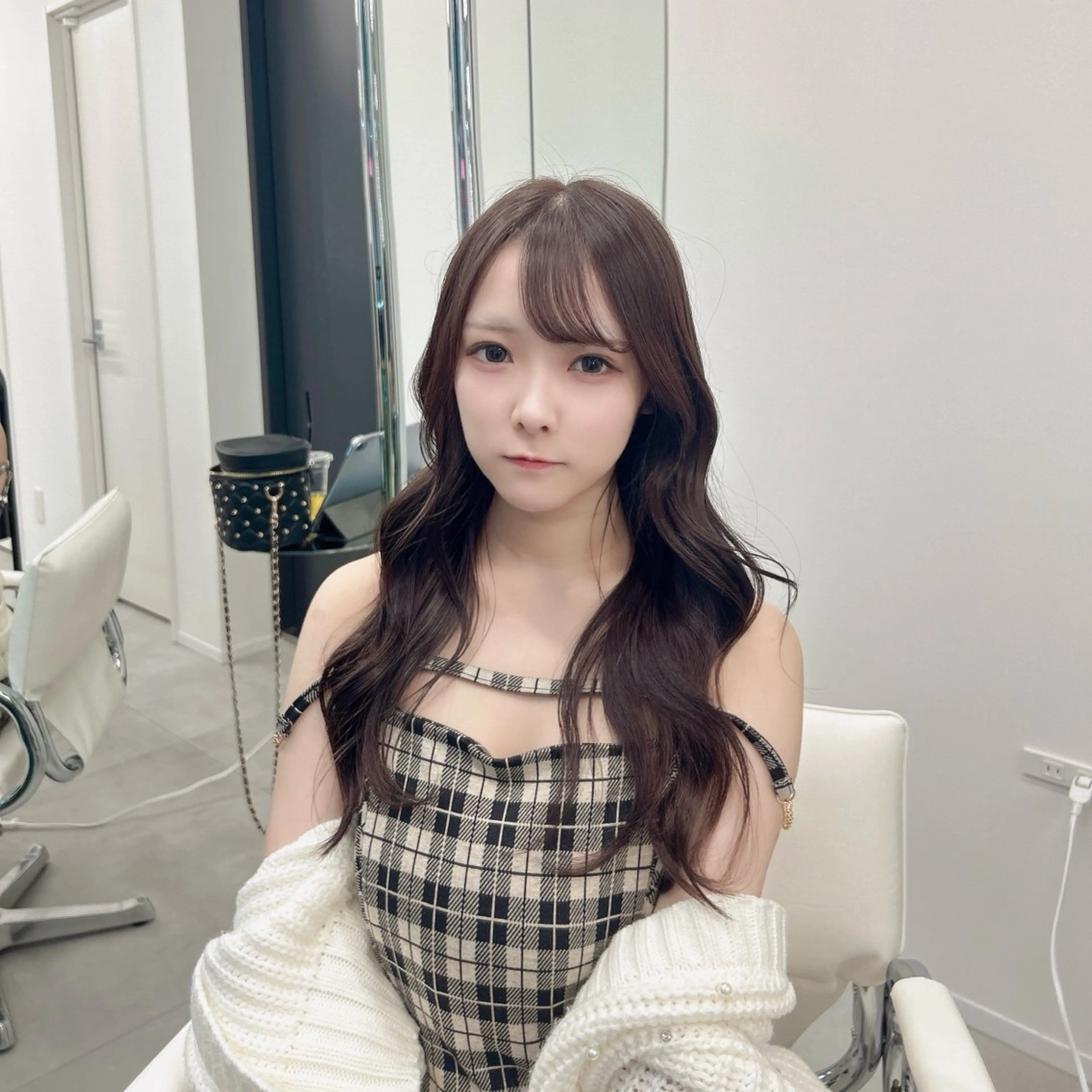 ロング カラー ブラウンカラー 透明感カラー ラベンダーカラー ヘアカラー トリートメント Celan omotesando所属・宮下侑爽/ガーリー/ フェミニン/透明感のヘアスタイル