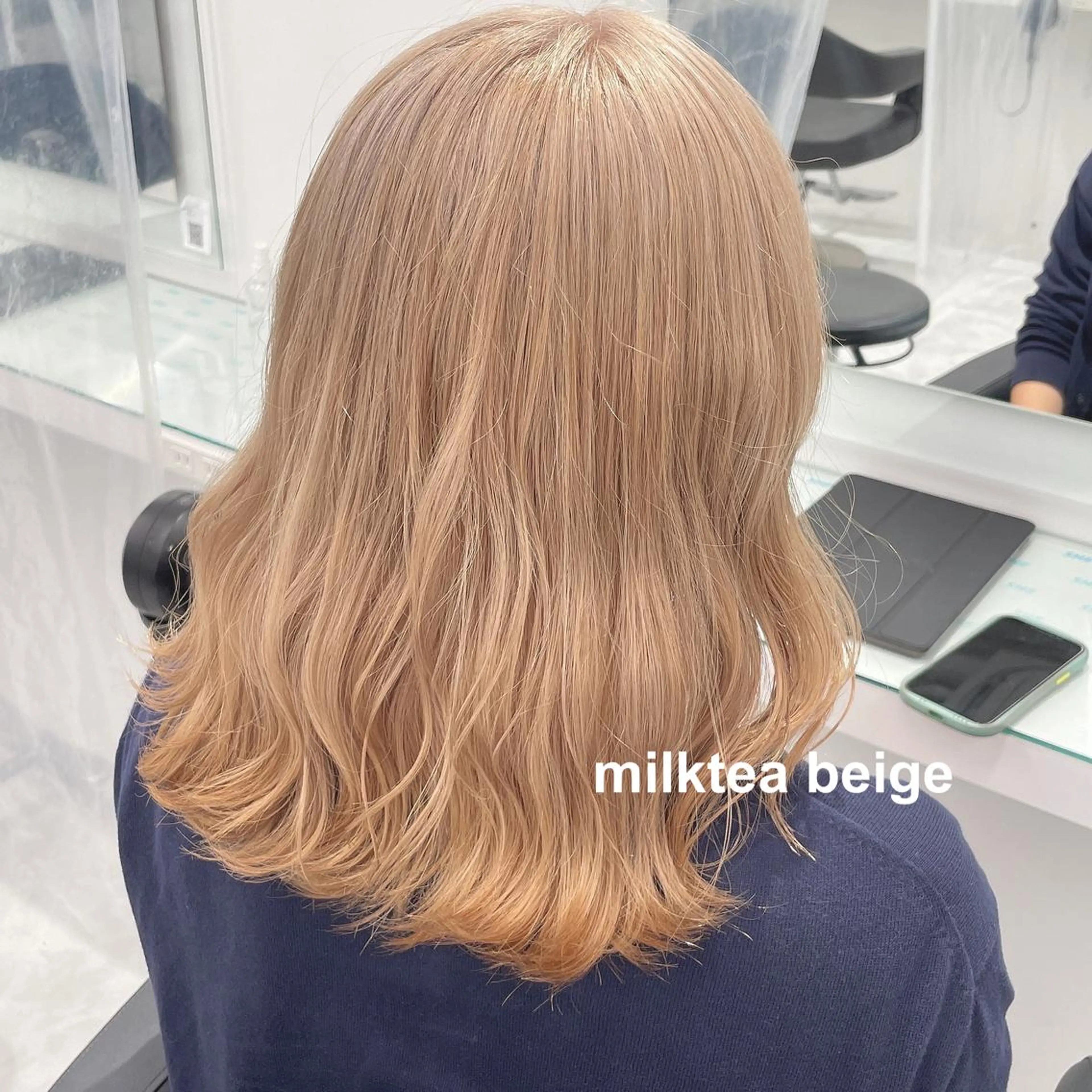ミディアム カラー ヘアカラー 💗🤍透明感カラー 🤍💗kanonのヘアスタイル