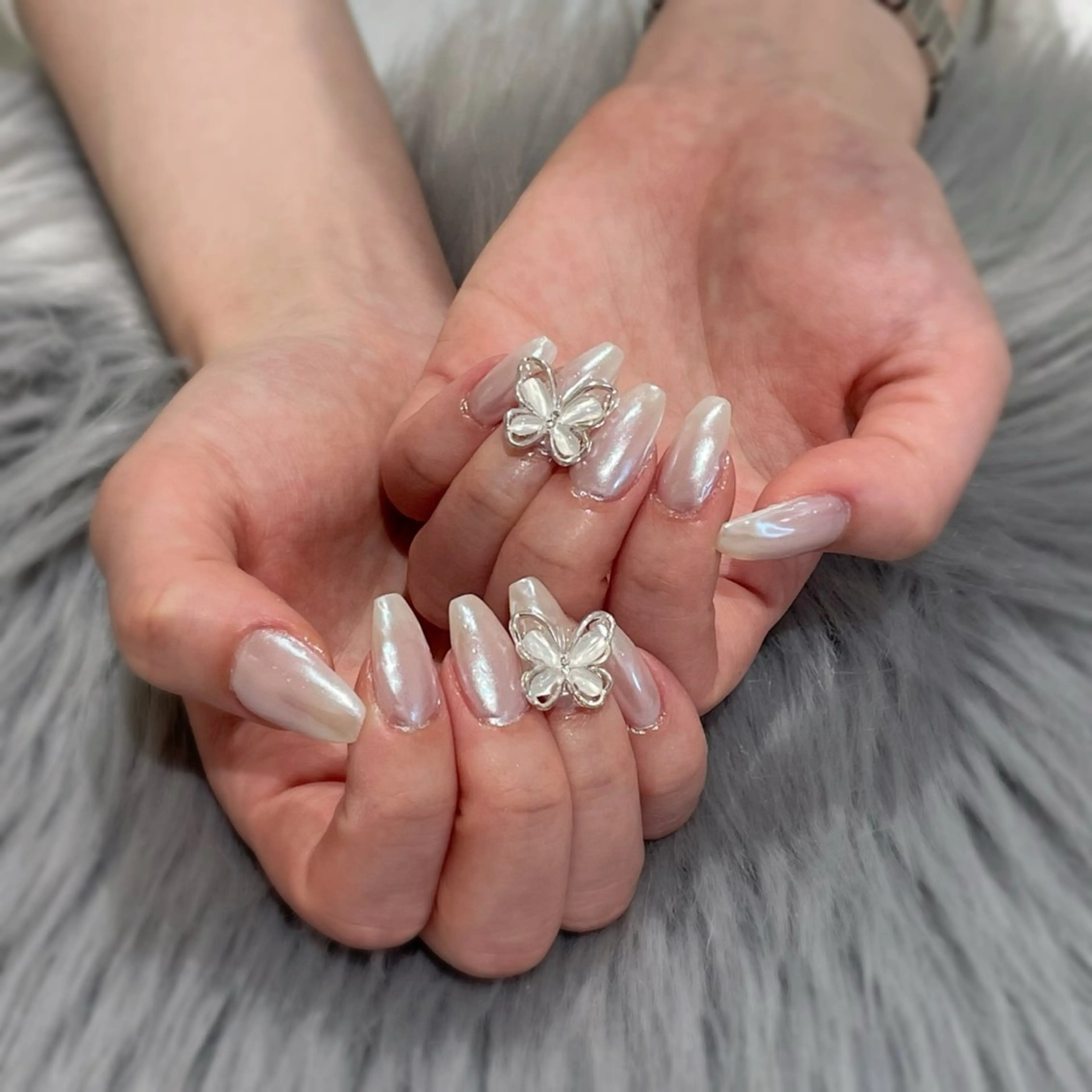 ネイル ラメ(グリッター) ハンドネイル RICO NAIL所属・RICO Nail パーツつけ放題🌈のネイルデザイン