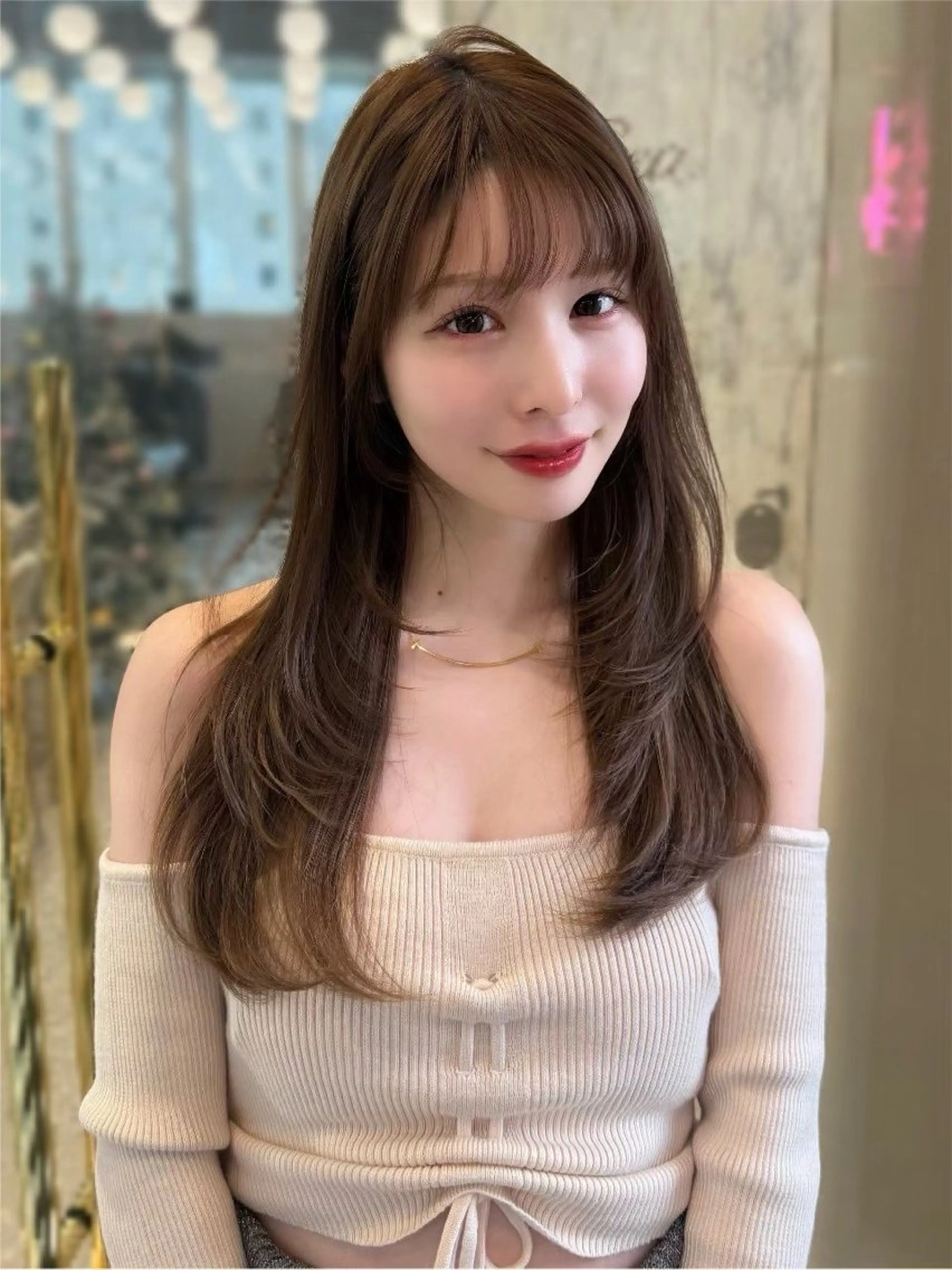 セミロング カット 韓国トレンド💓‪ 阿部あんじゅのヘアスタイル