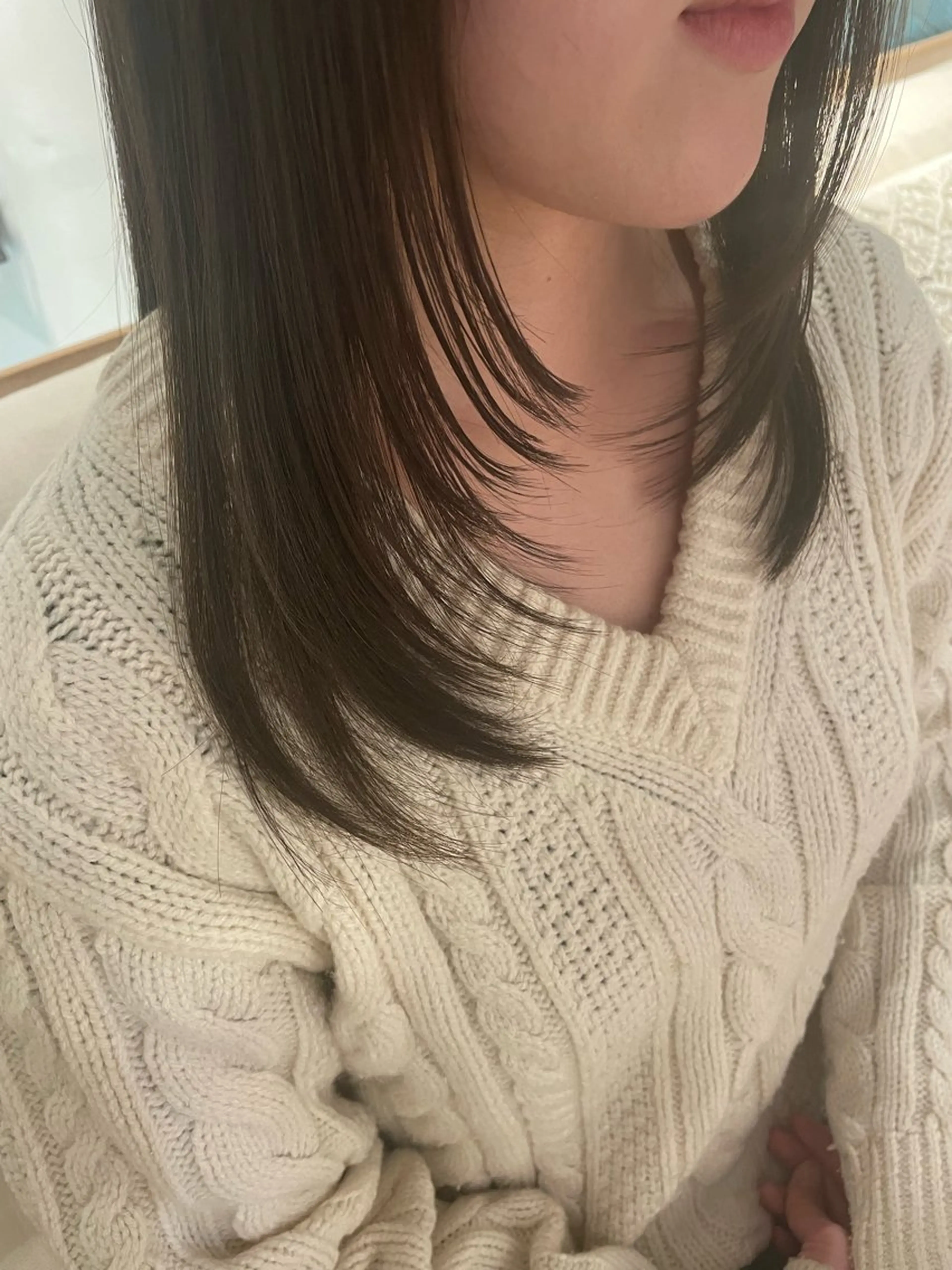 ミディアム diar湘南台店所属・ふくだももこ🍑 つるっとボブのヘアスタイル