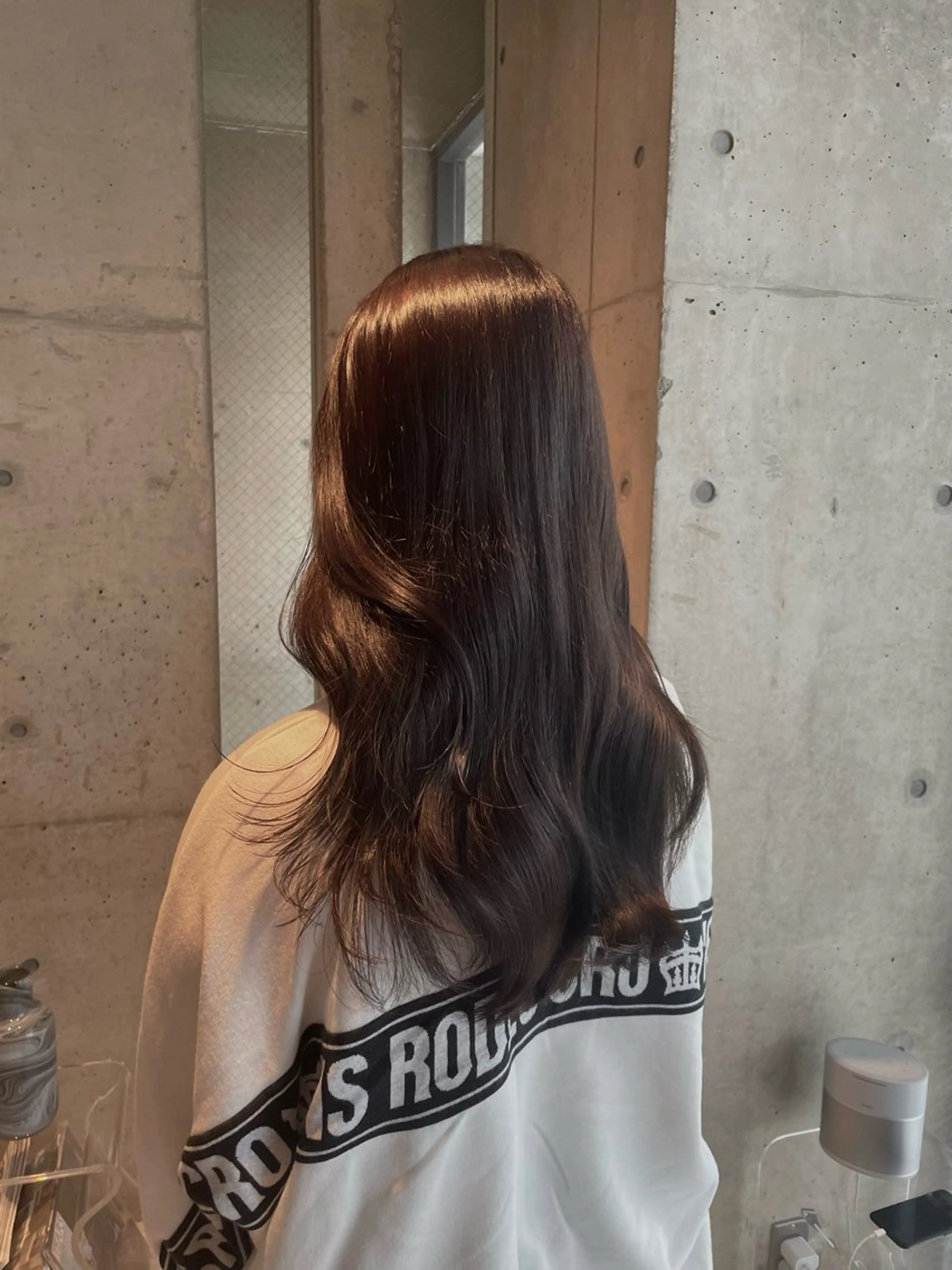 ロング カラー 韓国風ヘア カット ヘアカラー トリートメント IDEN AND TITY所属・艶髪🌿🫧 yukakoのヘアスタイル
