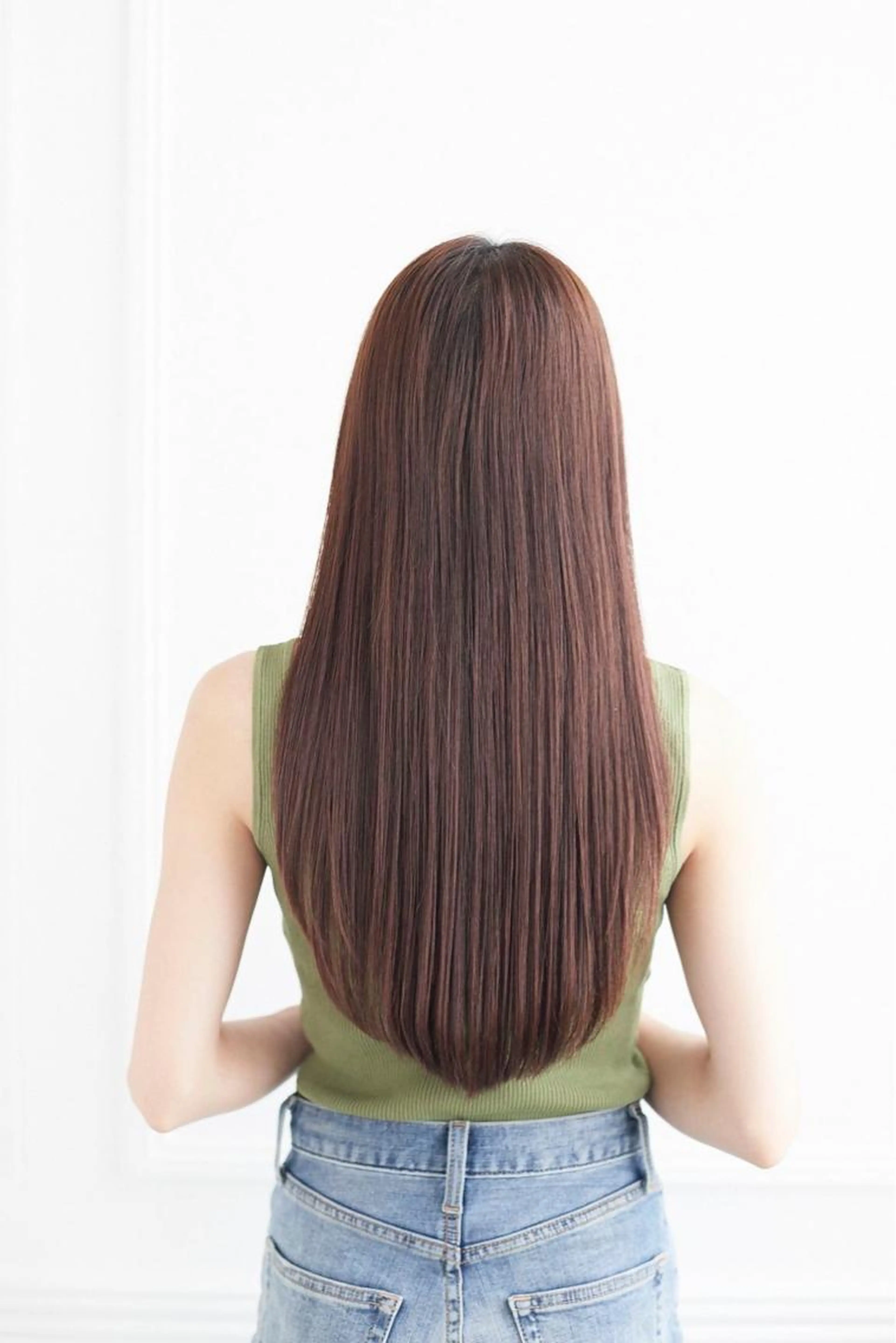 【とく🐶おススメ髪質改善★】N.エヌドット縮毛矯正+カット+ケラリファイントリートメント　超音波【CAREPRO】付の写真