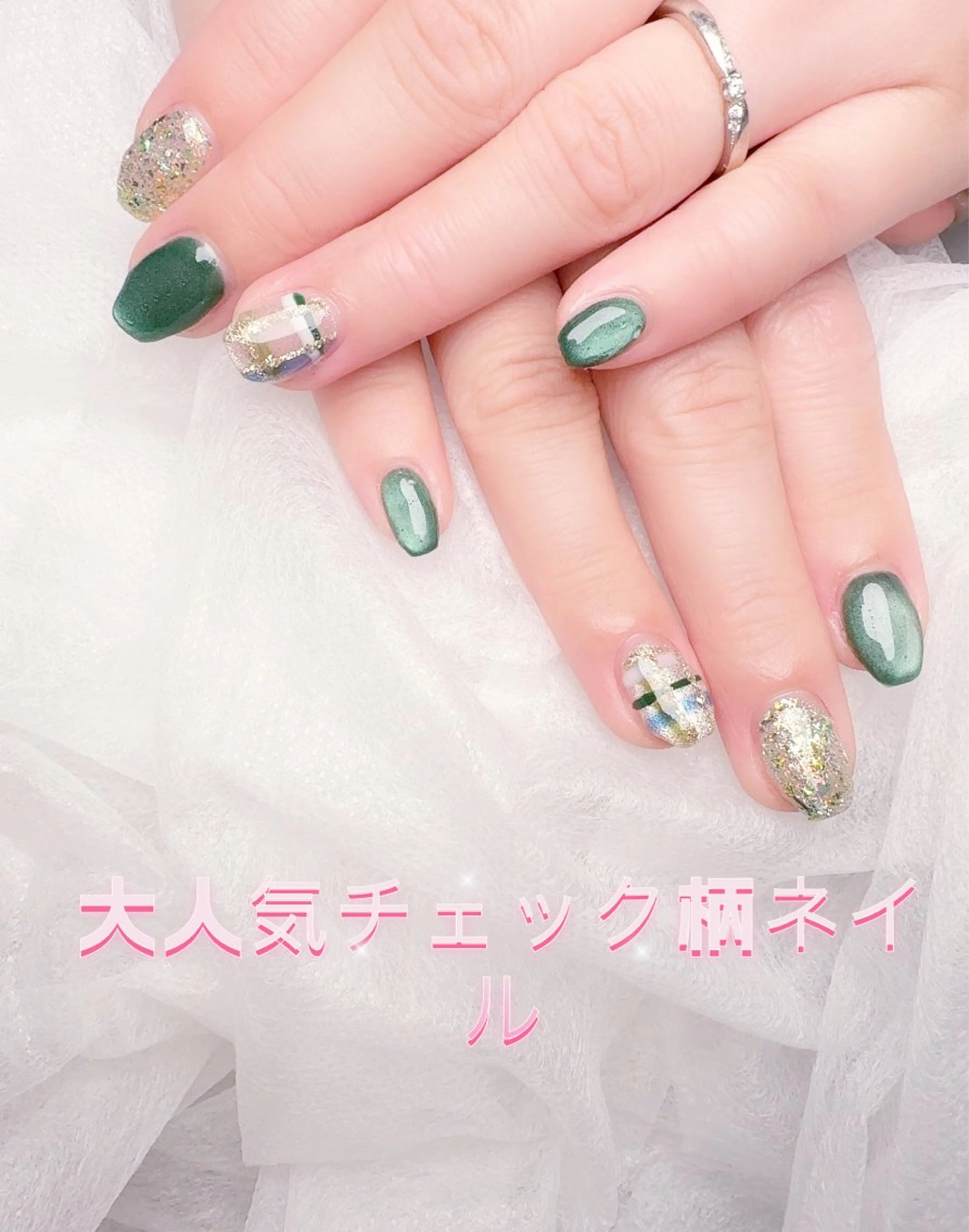 ネイル pink ladyサロン所属・べ にのネイルデザイン