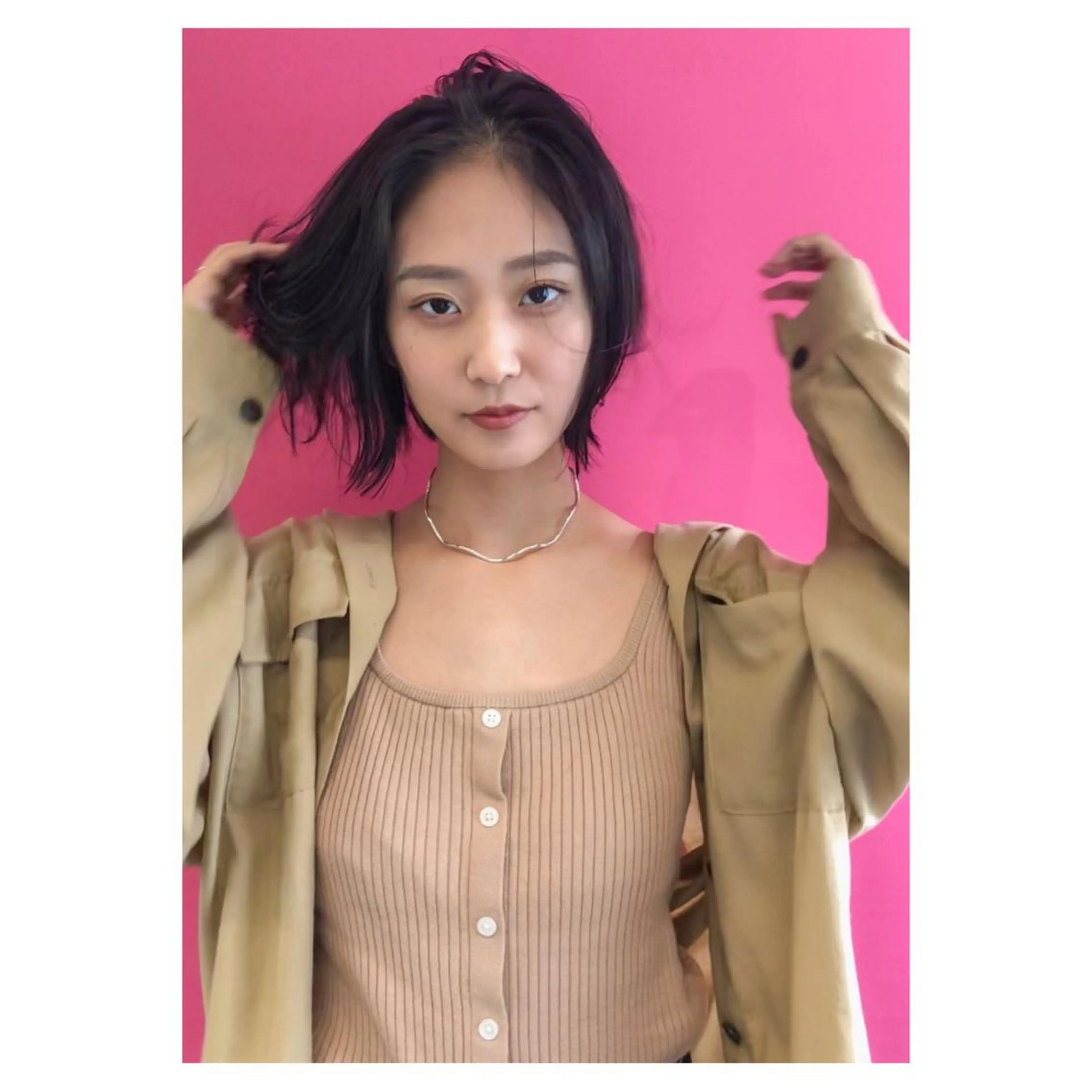 ミディアム nessヤマサキ リュウタのヘアスタイル