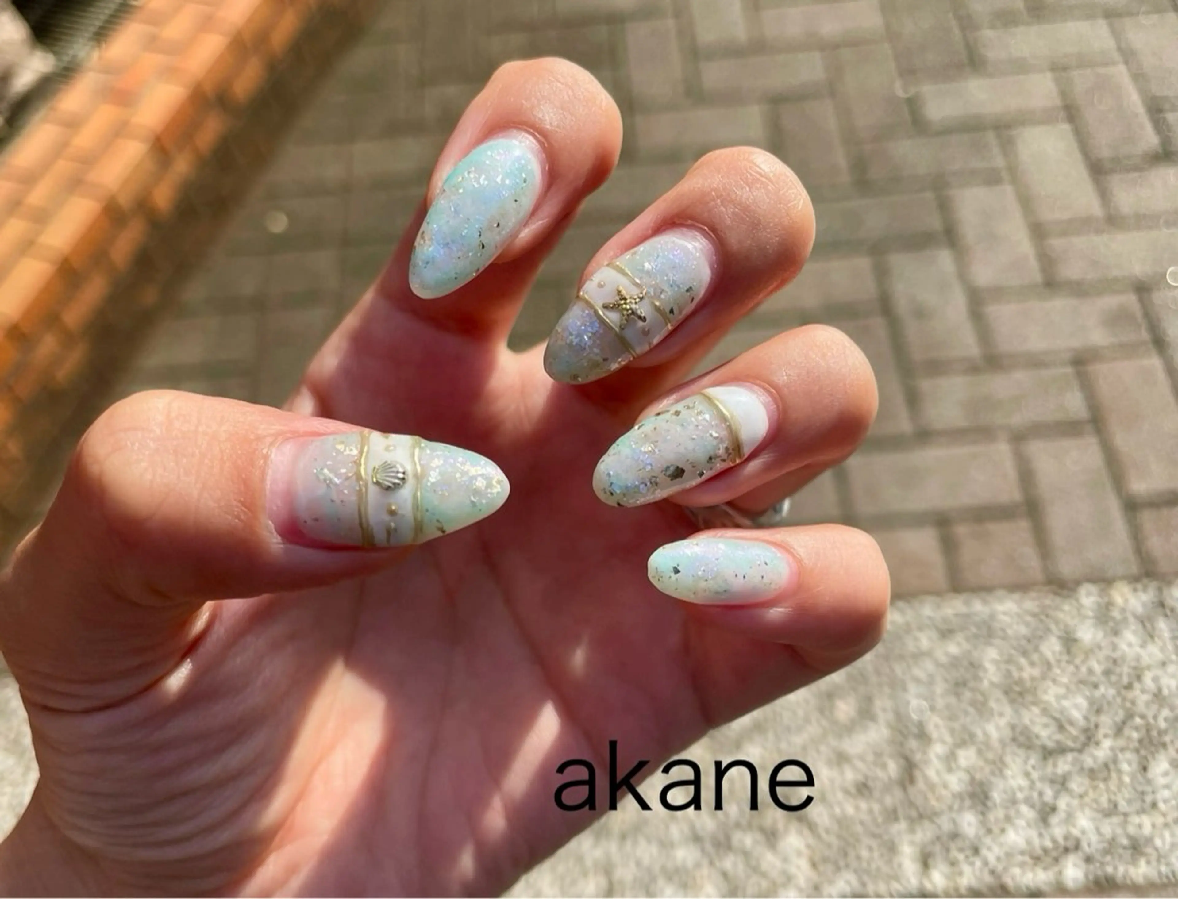 ネイル ハンドネイル Angeli⭐︎ AKANEのネイルデザイン