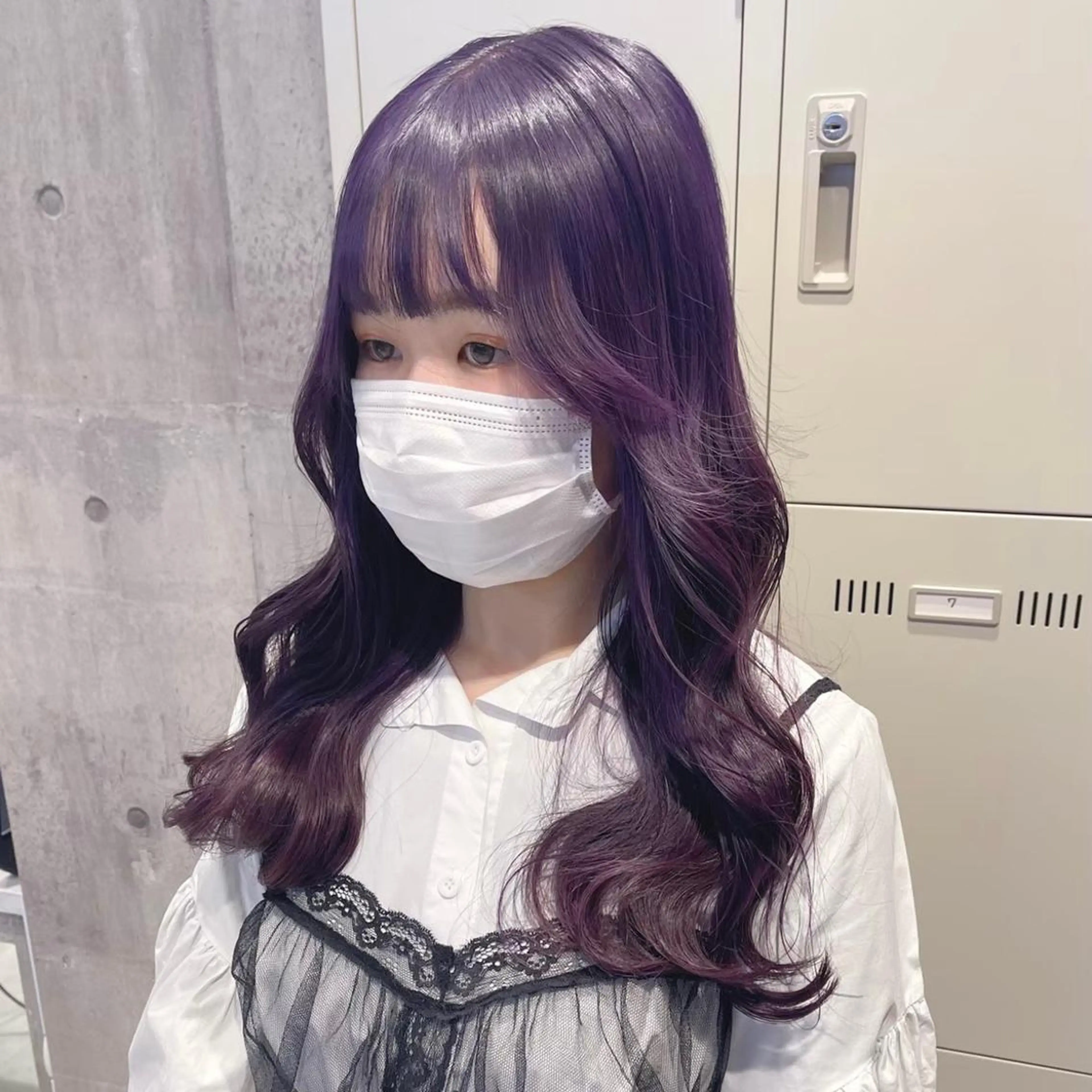 ミディアム カラー パーマ ヘアアレンジ メンズ キッズ ネイル マツエク・マツパ アイブロウ メンズバレイヤージュ メンズブリーチ メンズハイライト メンズハイトーン メンズインナーカラー ヘアカラー 似合わせカラー♡髪質 改善🎀サトカ🍒のヘアスタイル