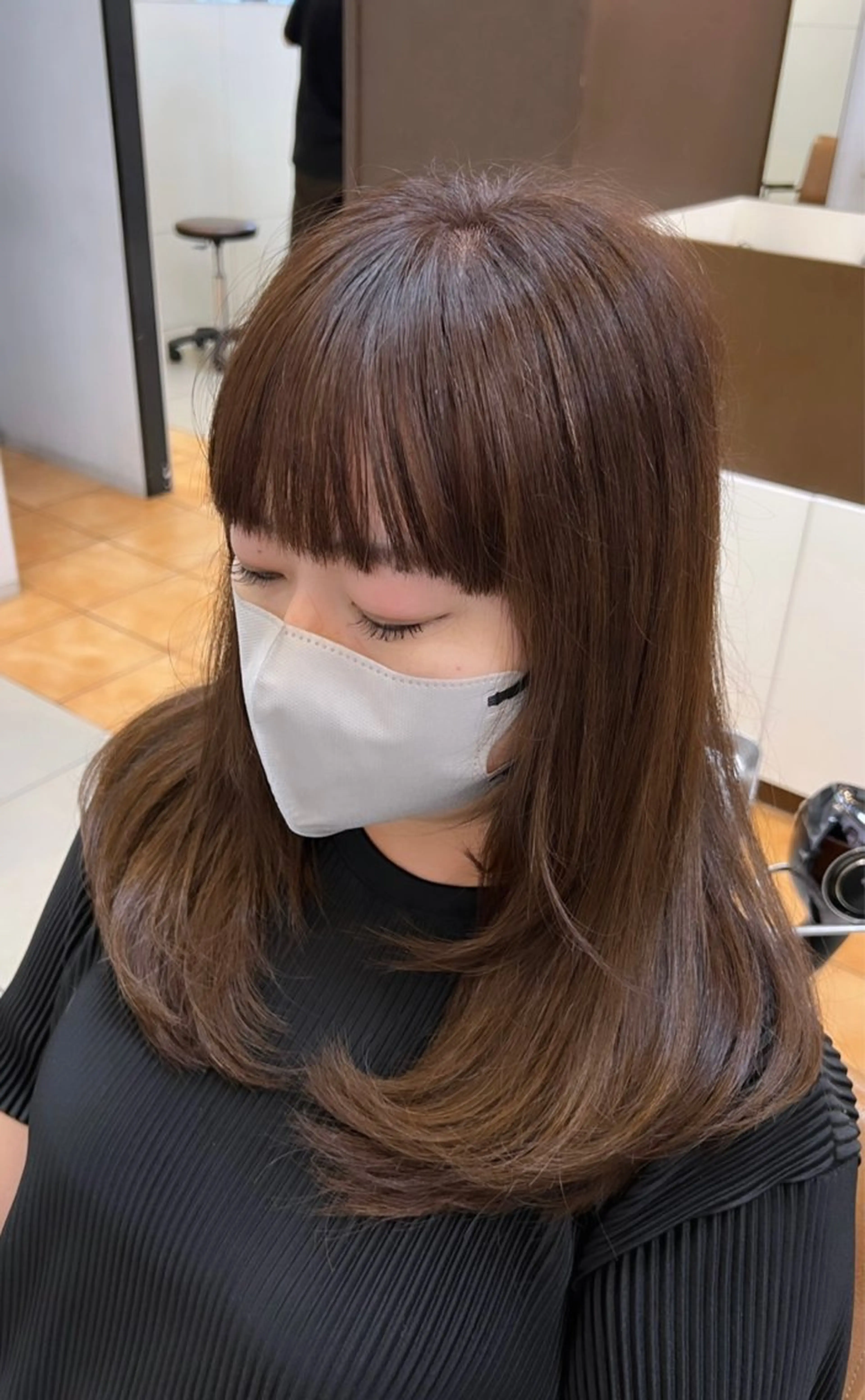 ミディアム レイヤーカット 森本 翔大のヘアスタイル