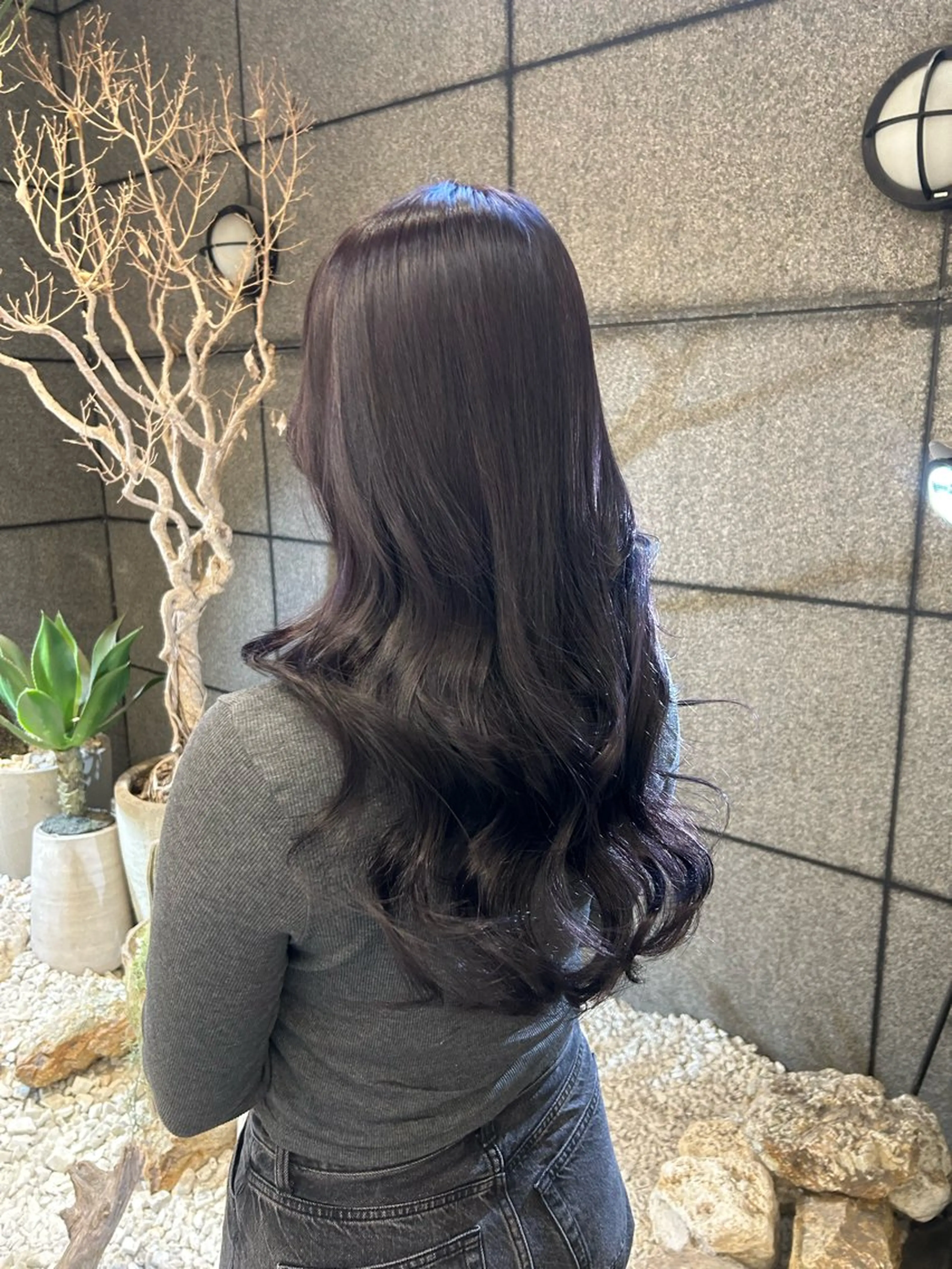 ロング カラー カット ヘアカラー トリートメント 🇰🇷韓国スタイル /束間まつげ🎀ミキのヘアスタイル