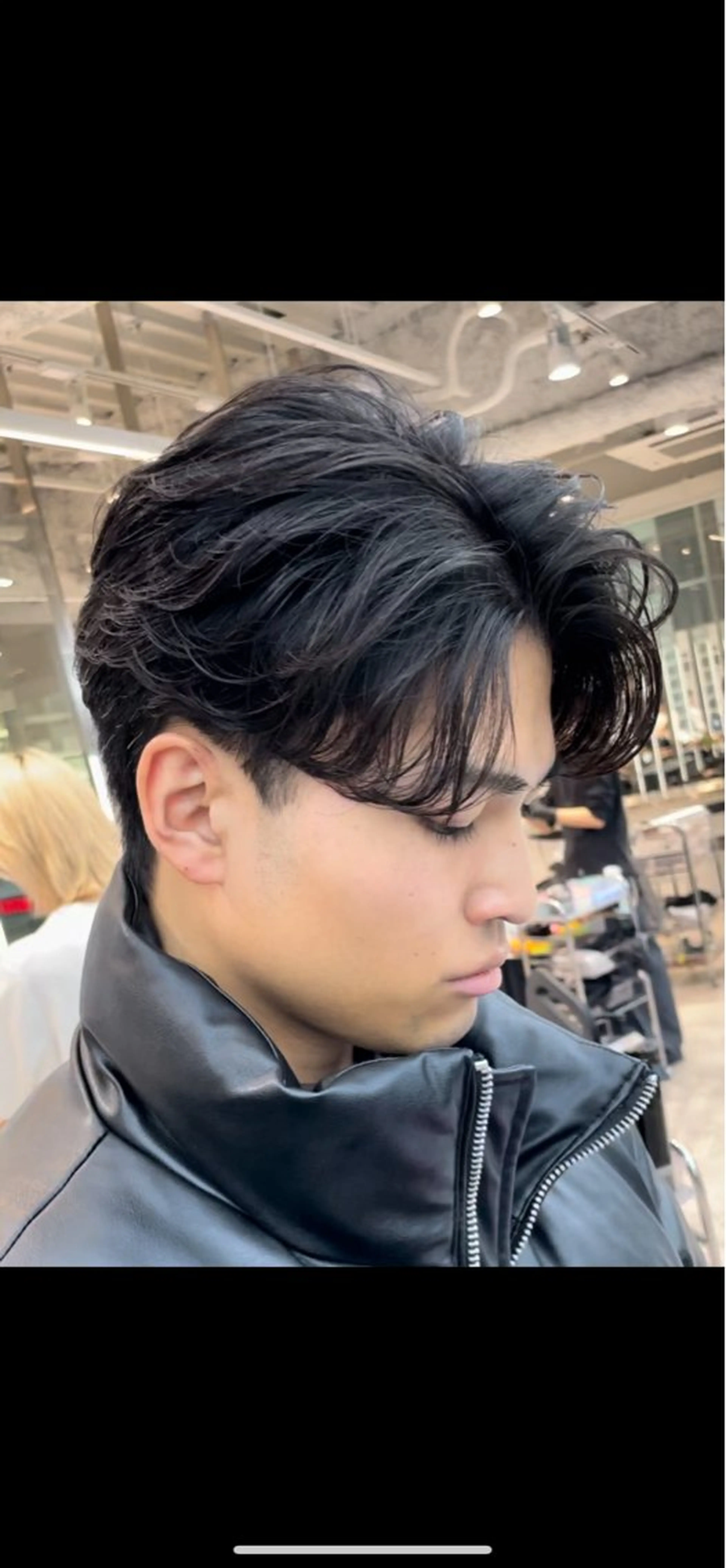 パーマ メンズ 片平 琳大郎のヘアスタイル