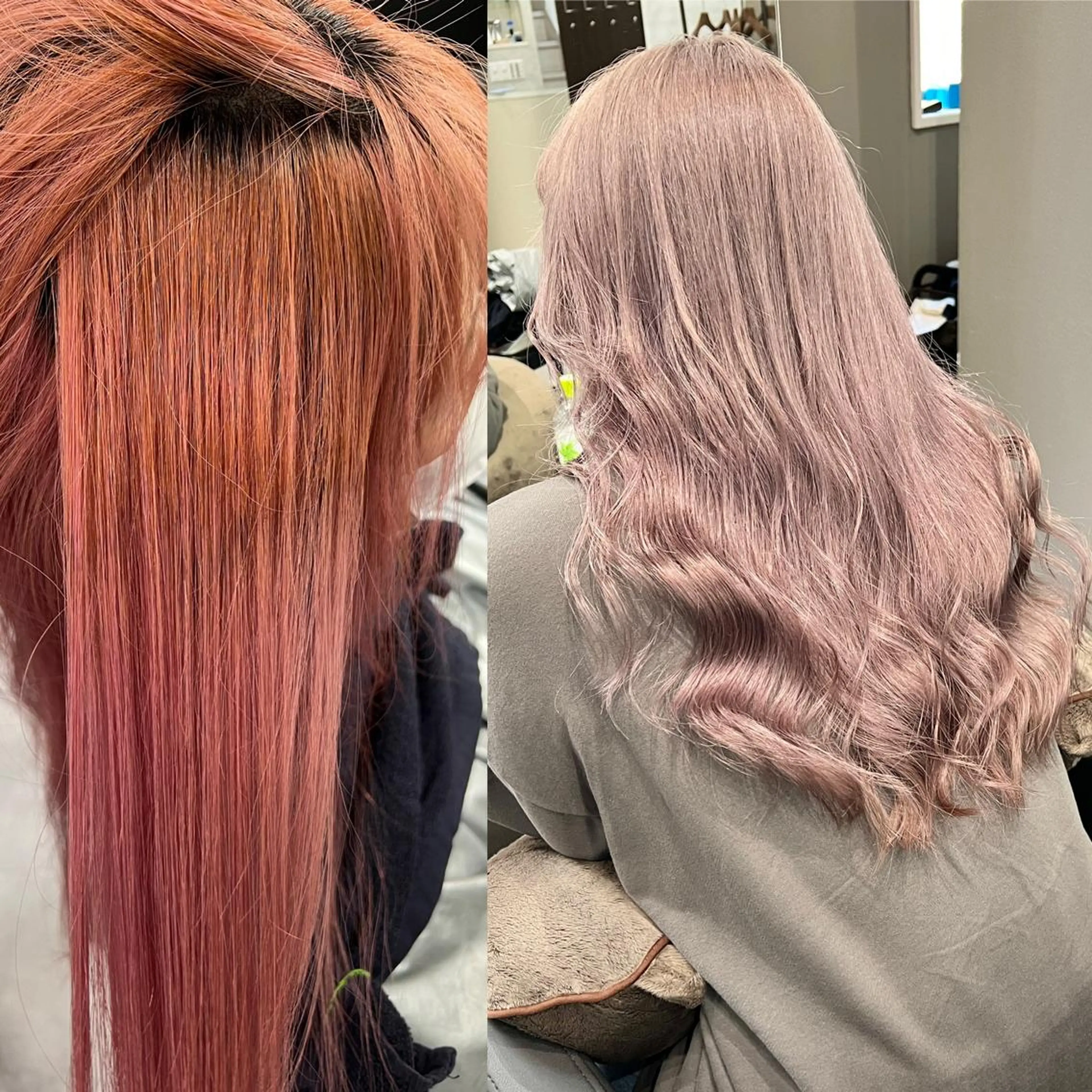 ロング カラー バレイヤージュ ブリーチ ダブルカラー ハイトーンカラー レイヤーカット Via officialのヘアスタイル