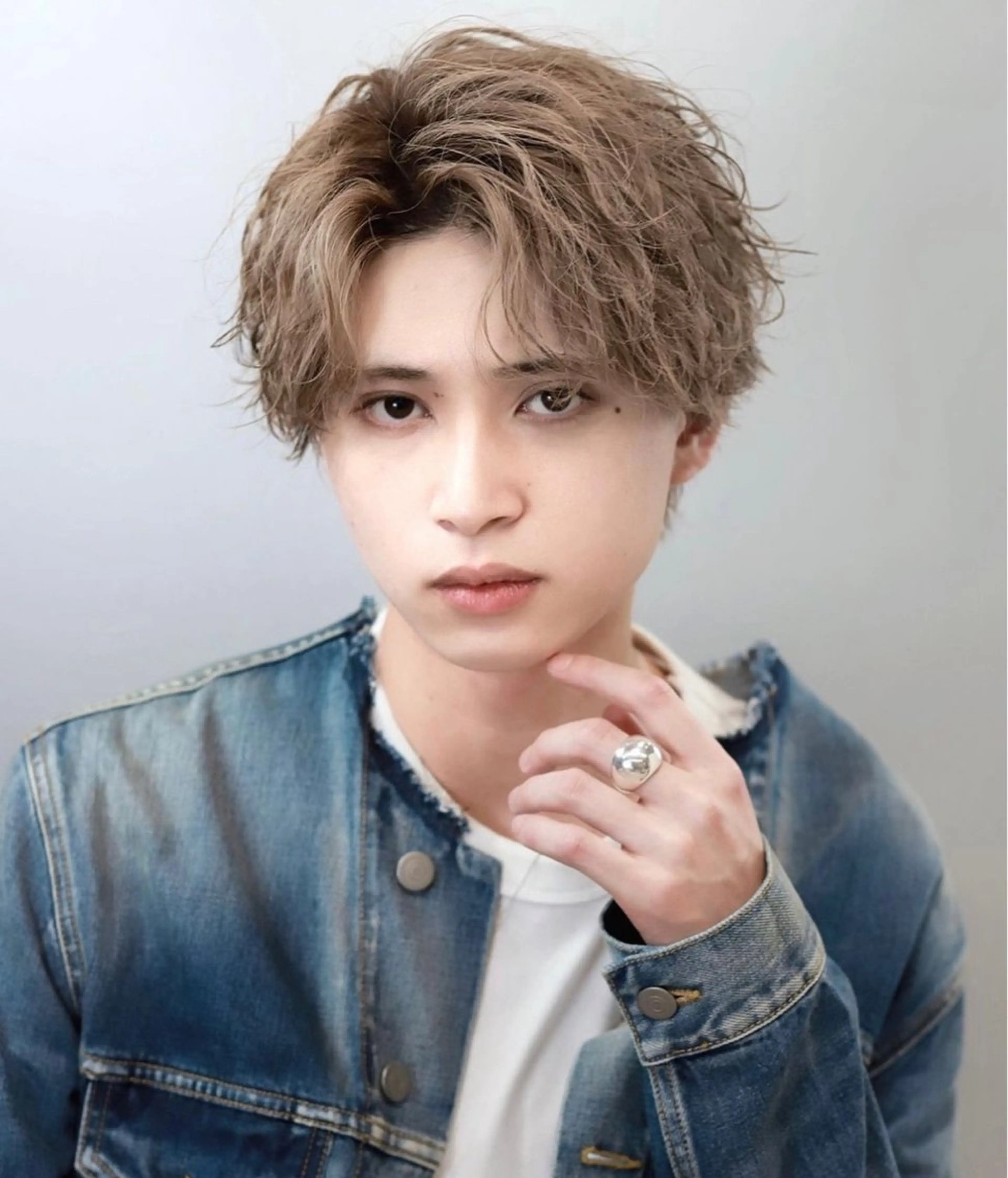 メンズ ヘアカラー 梅田メンズカット 縮毛矯正中尾のヘアスタイル