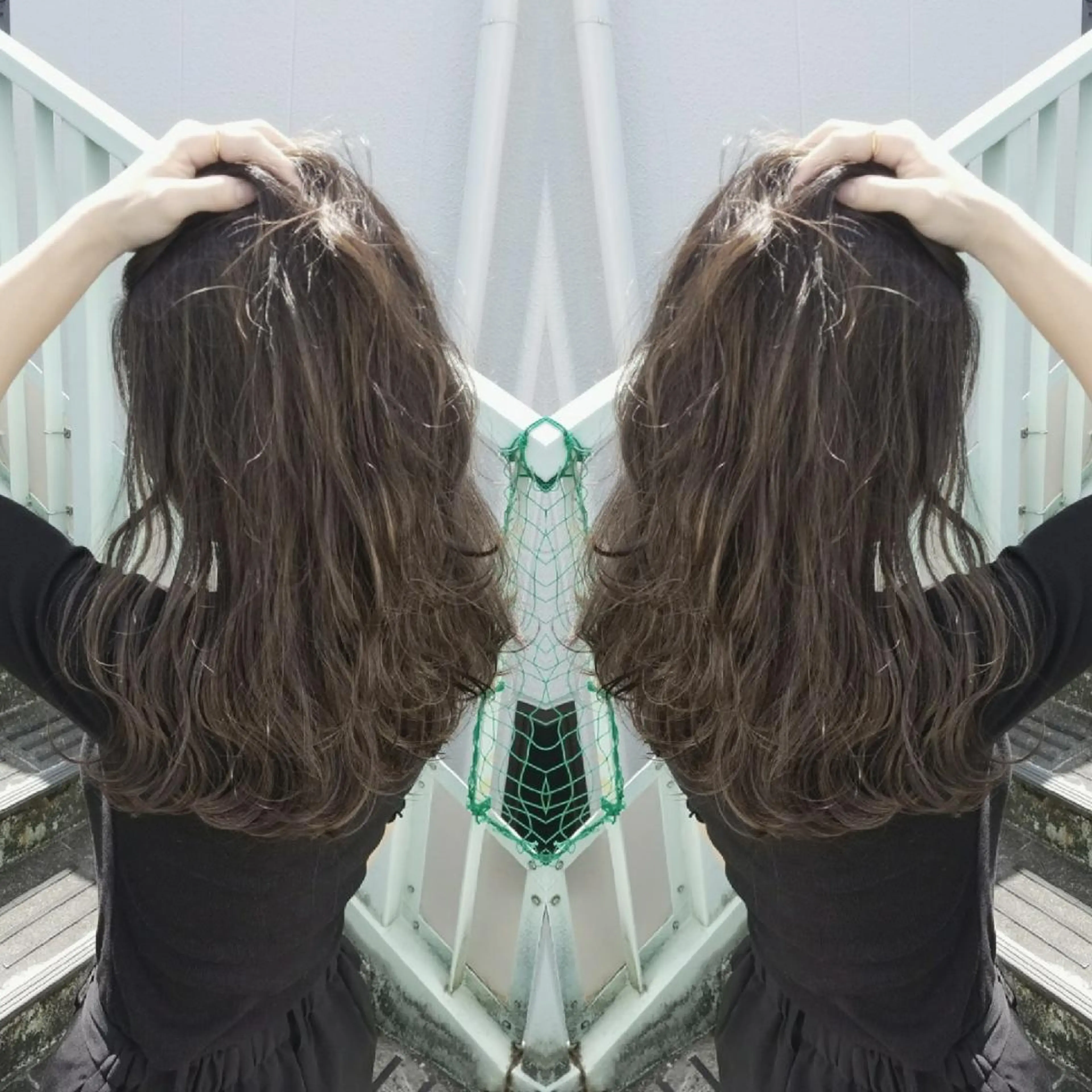 ミディアム noa.所属・今中 小百合のヘアスタイル