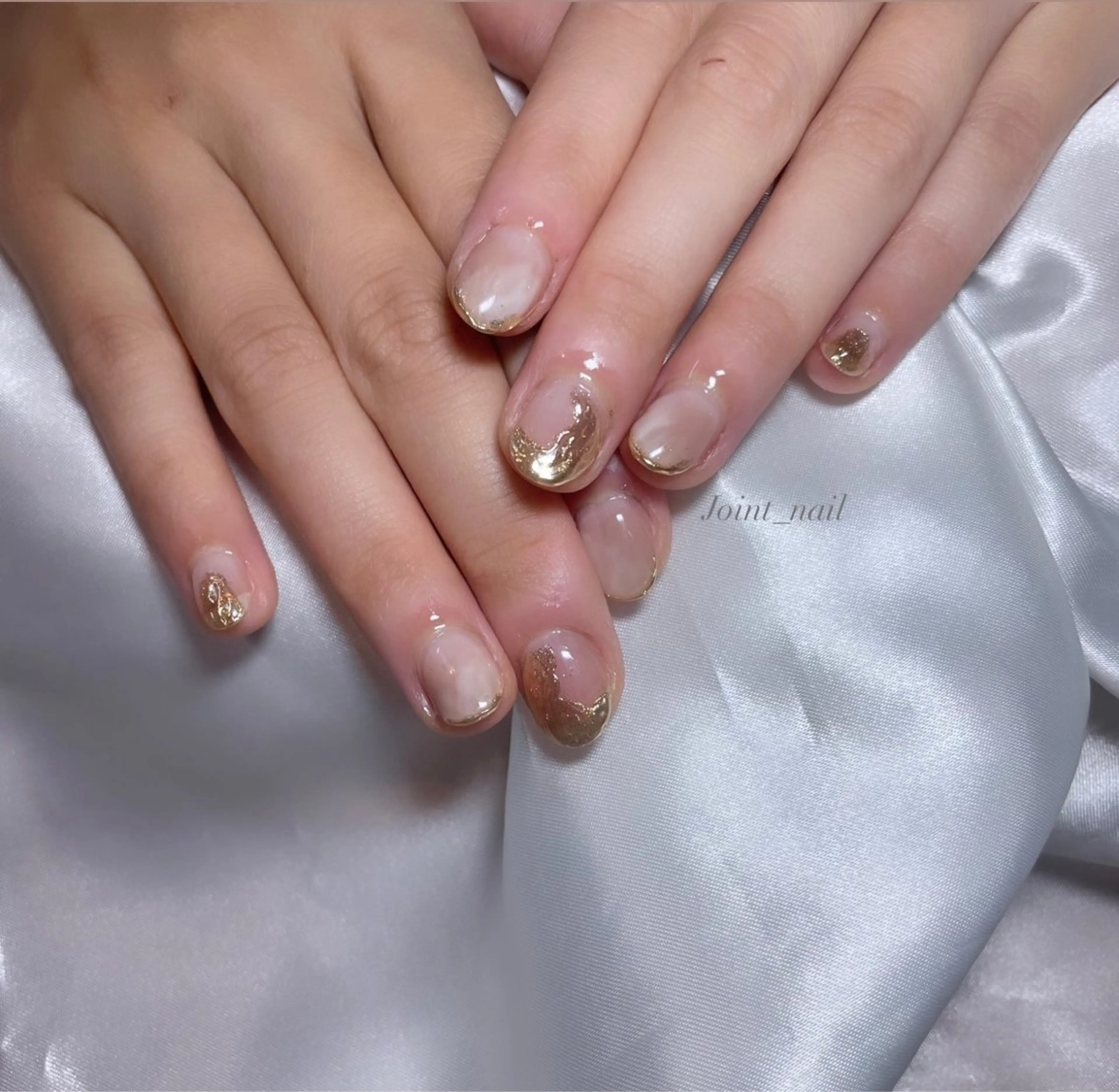 ネイル ミラーネイル ハンドネイル Joint_ nailのネイルデザイン