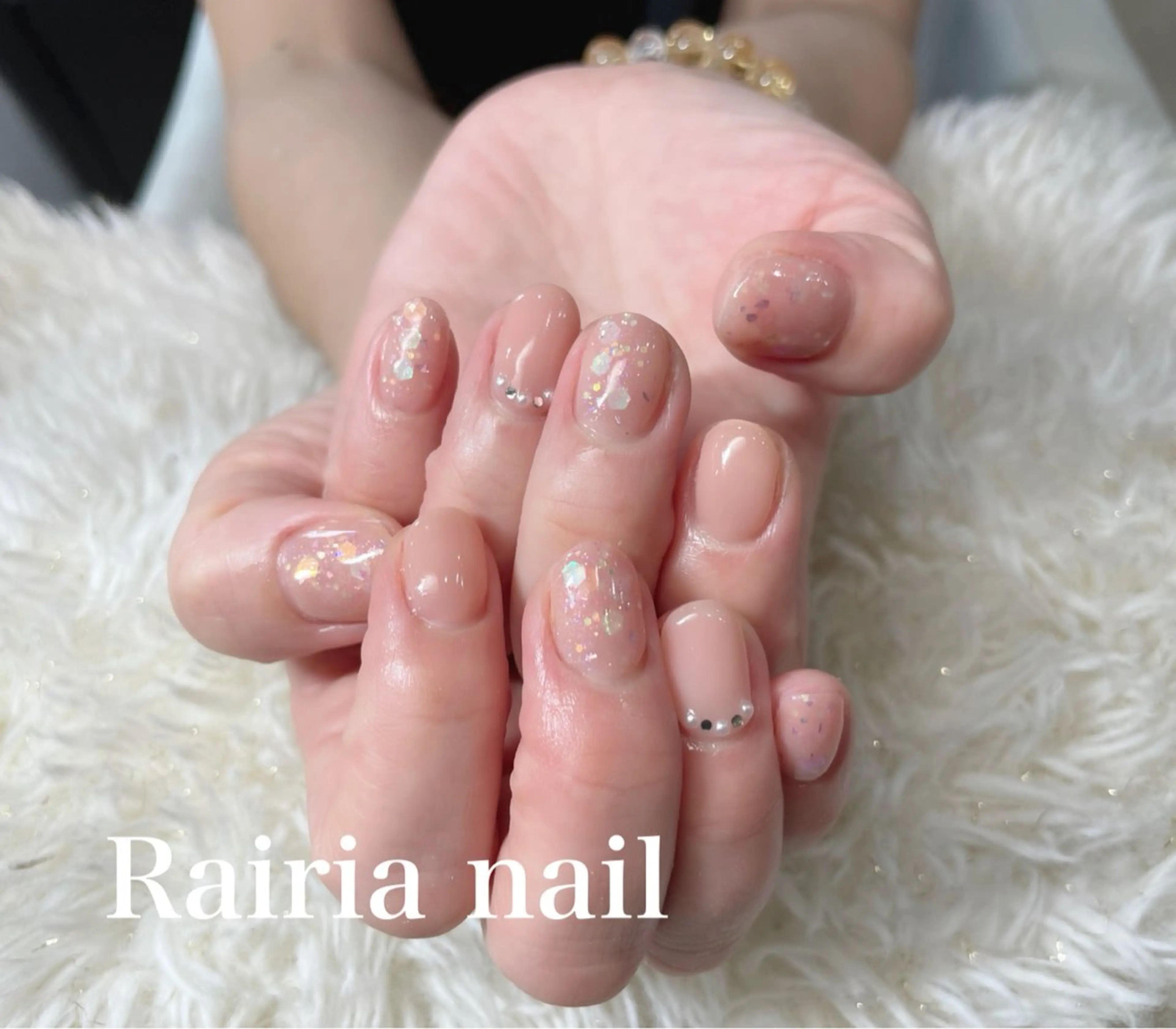 ネイル フットネイル ジェルネイル 持ち込み パラジェル Rairianail yukiのネイルデザイン