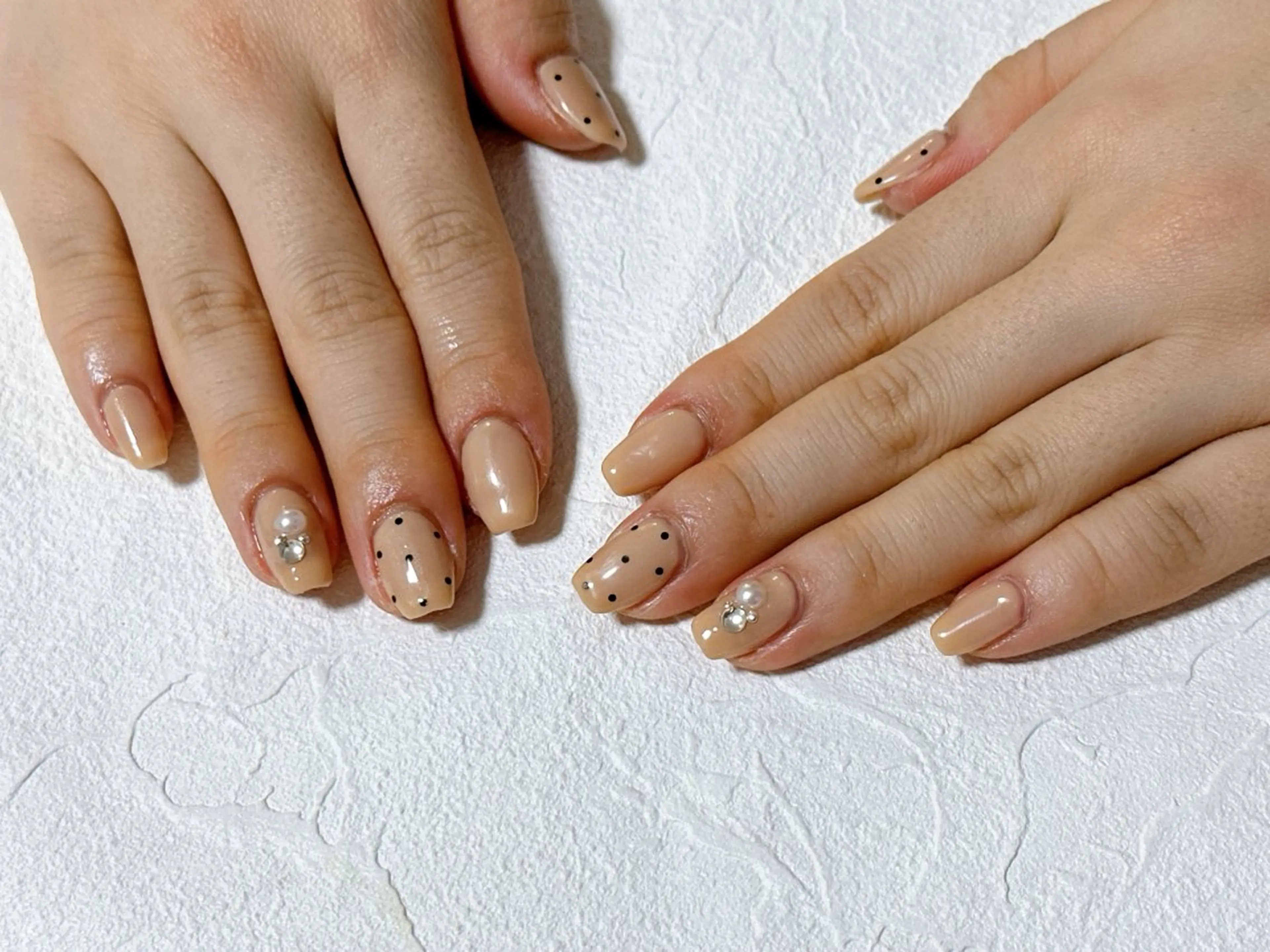 ネイル オーロラネイル 入学式 フットネイル フレンチネイル ジェルネイル ハンドネイル Mogu nail 二子玉川のネイルデザイン