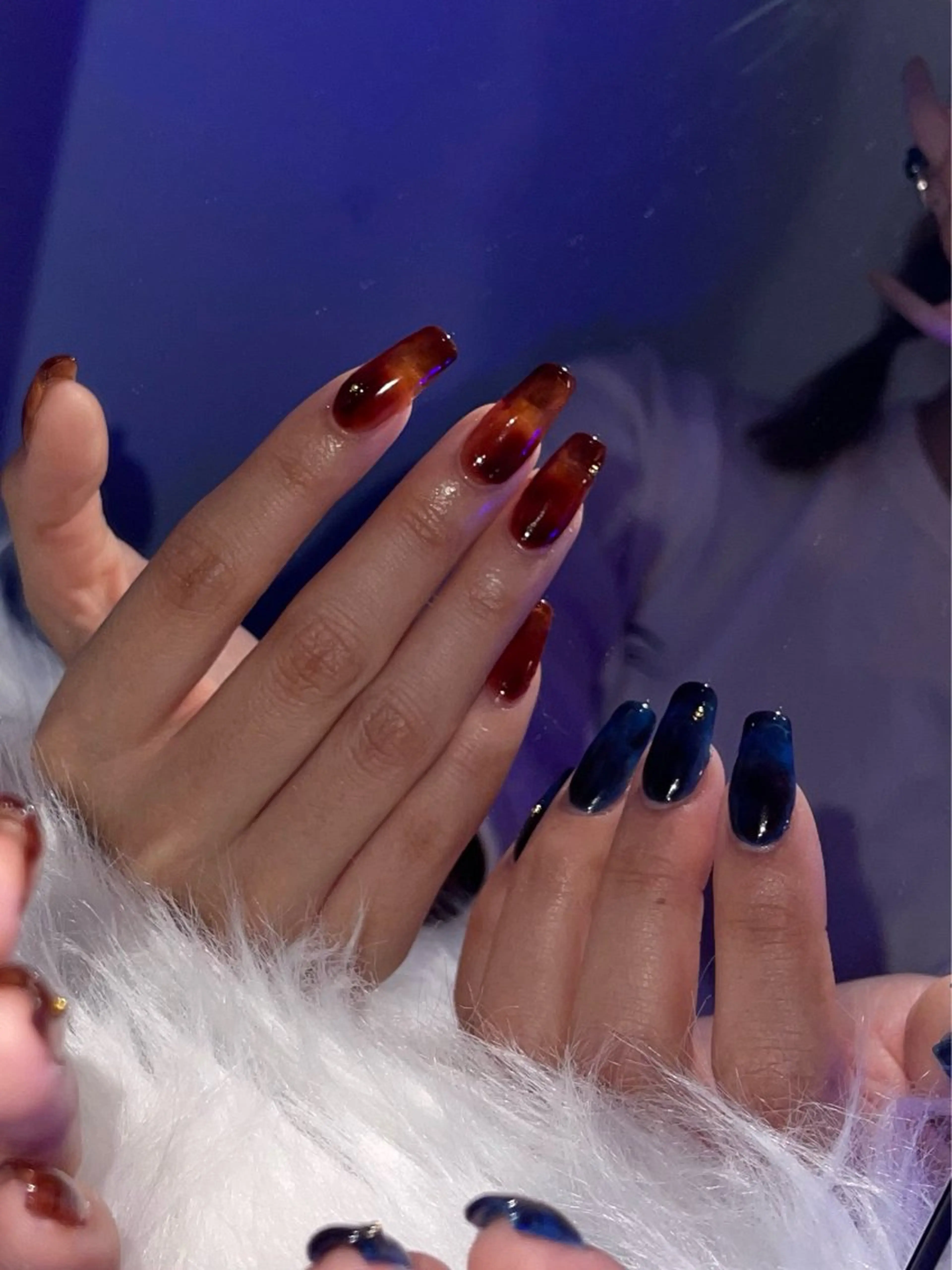 ネイル 大理石ネイル(マーブル) ハンドネイル Nail salon BiBi所属・BiBi Nanakaのネイルデザイン