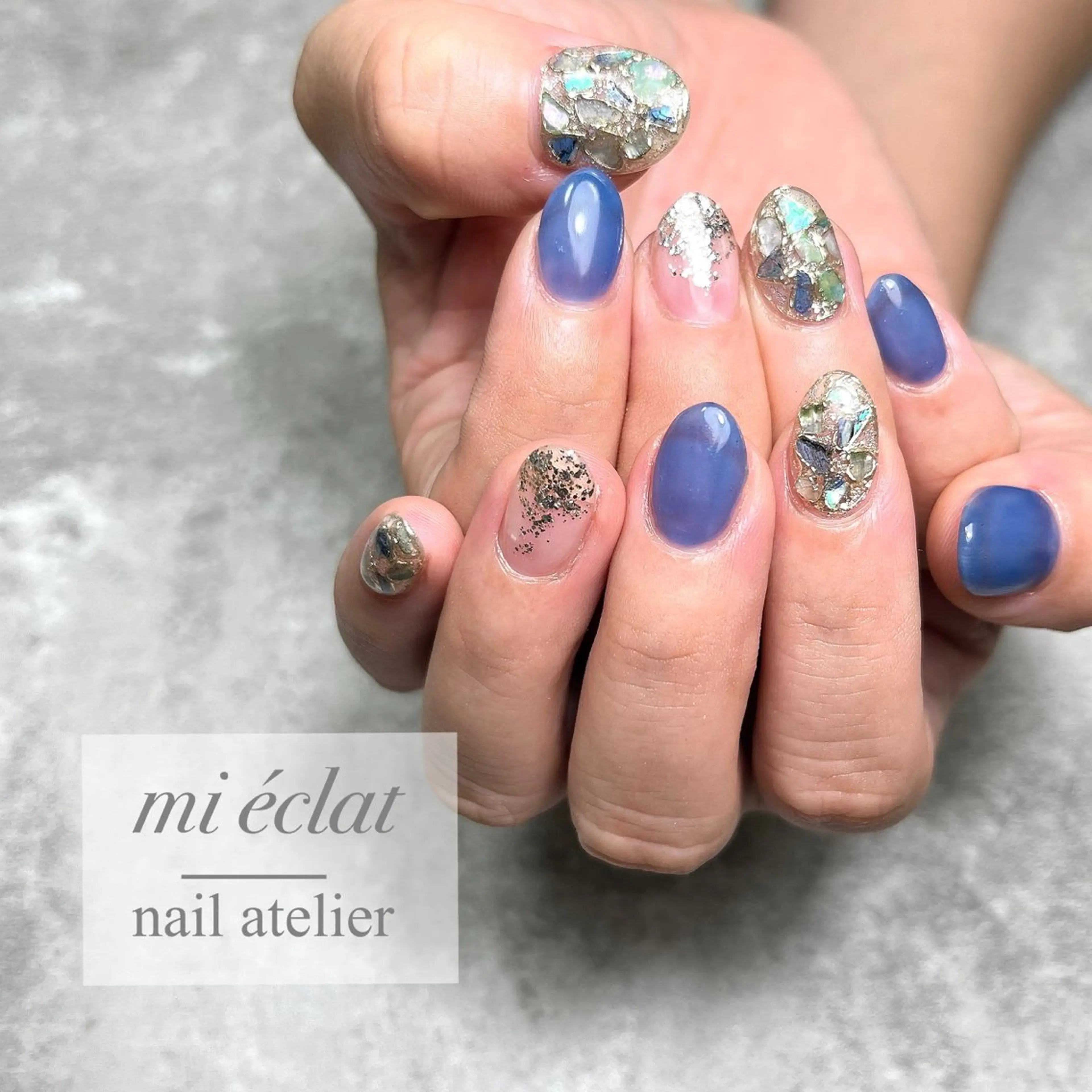 ネイル アートネイル ニュアンスネイル ハンドネイル mi éclat ミ　エクラのネイルデザイン