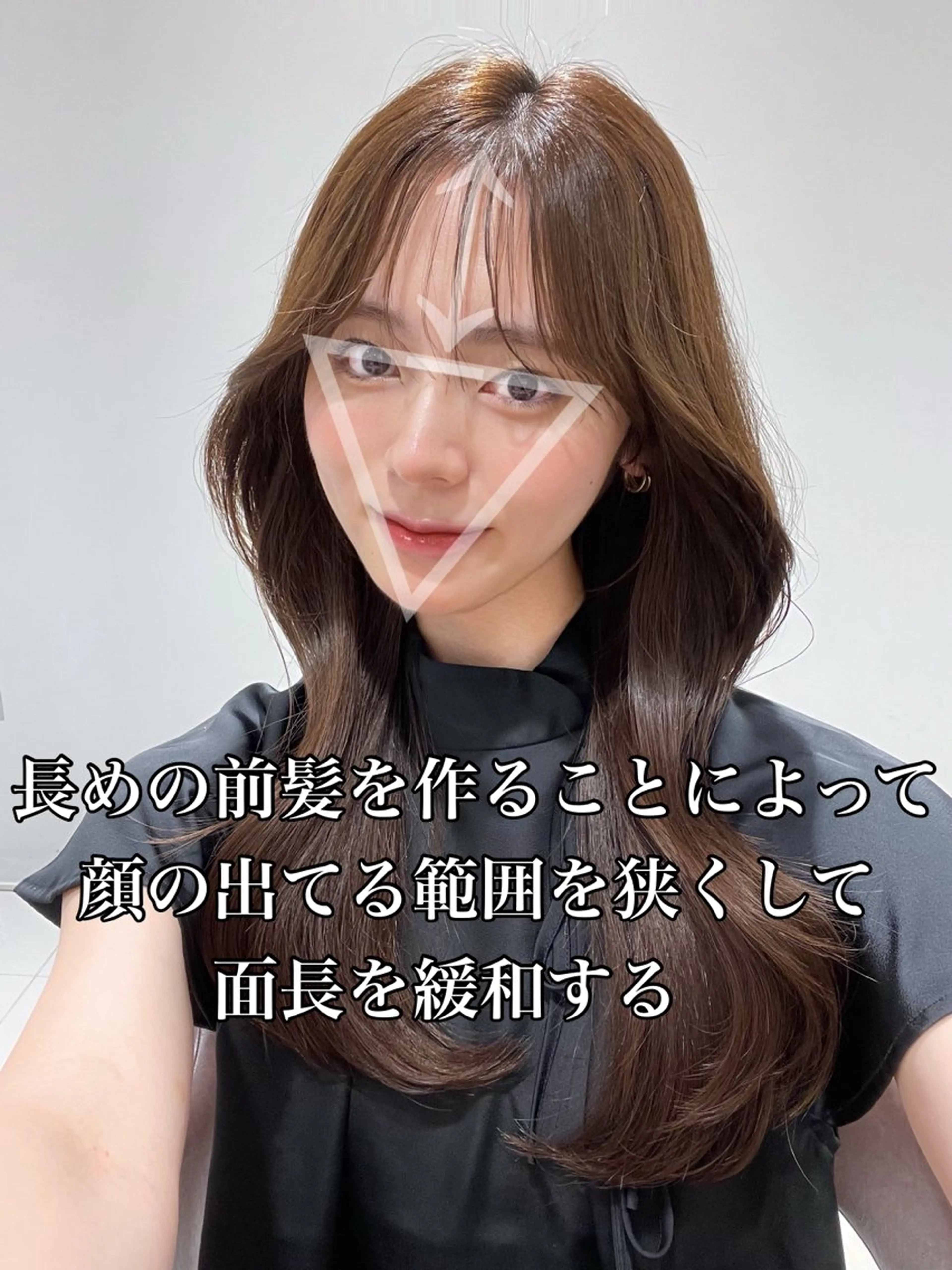 セミロング 映える顔まわり/前髪 特化 💗 ユキマのヘアスタイル