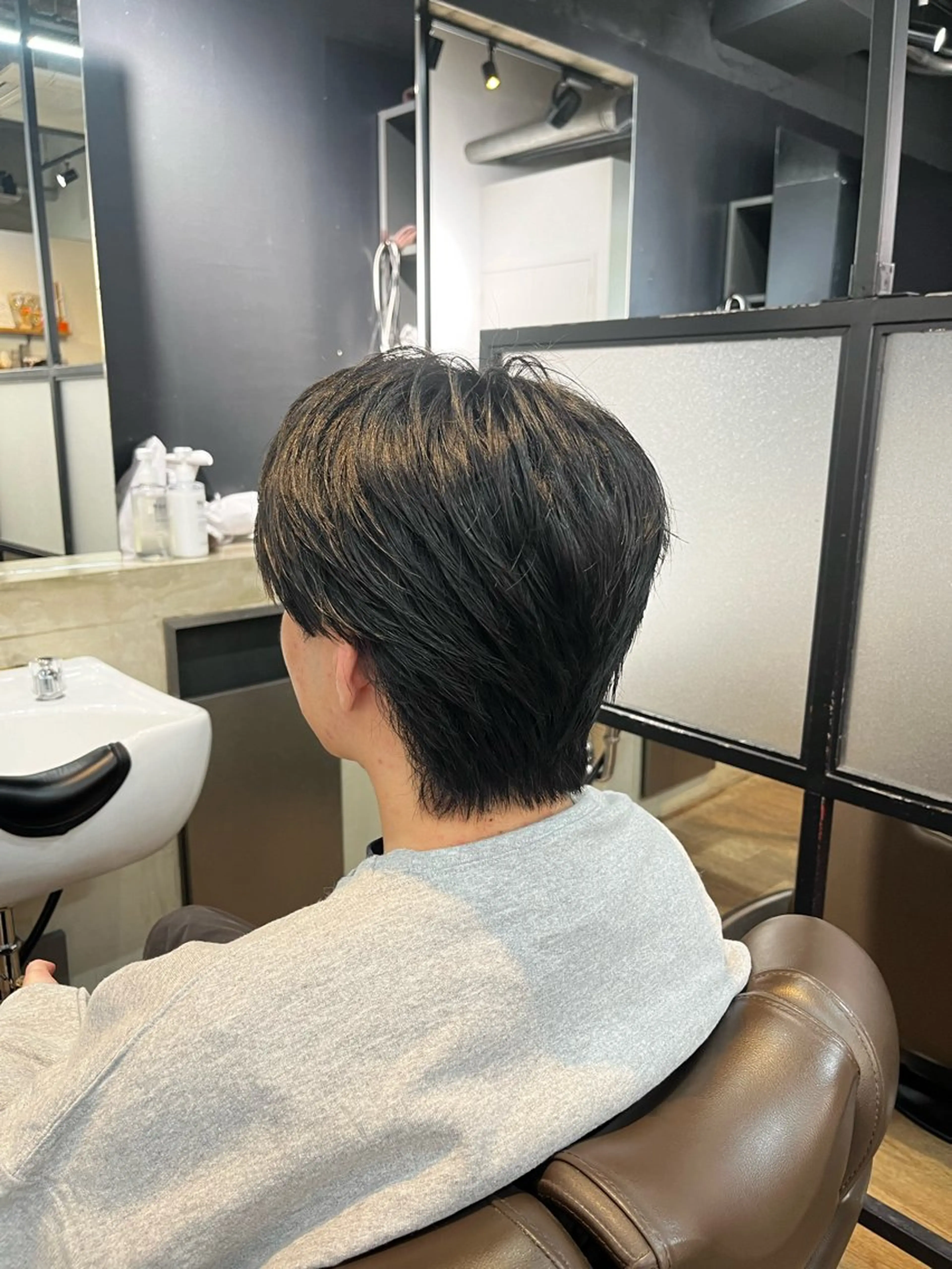 ミディアム 韓国風ヘア 🎉黒岩 蓮🎉のヘアスタイル