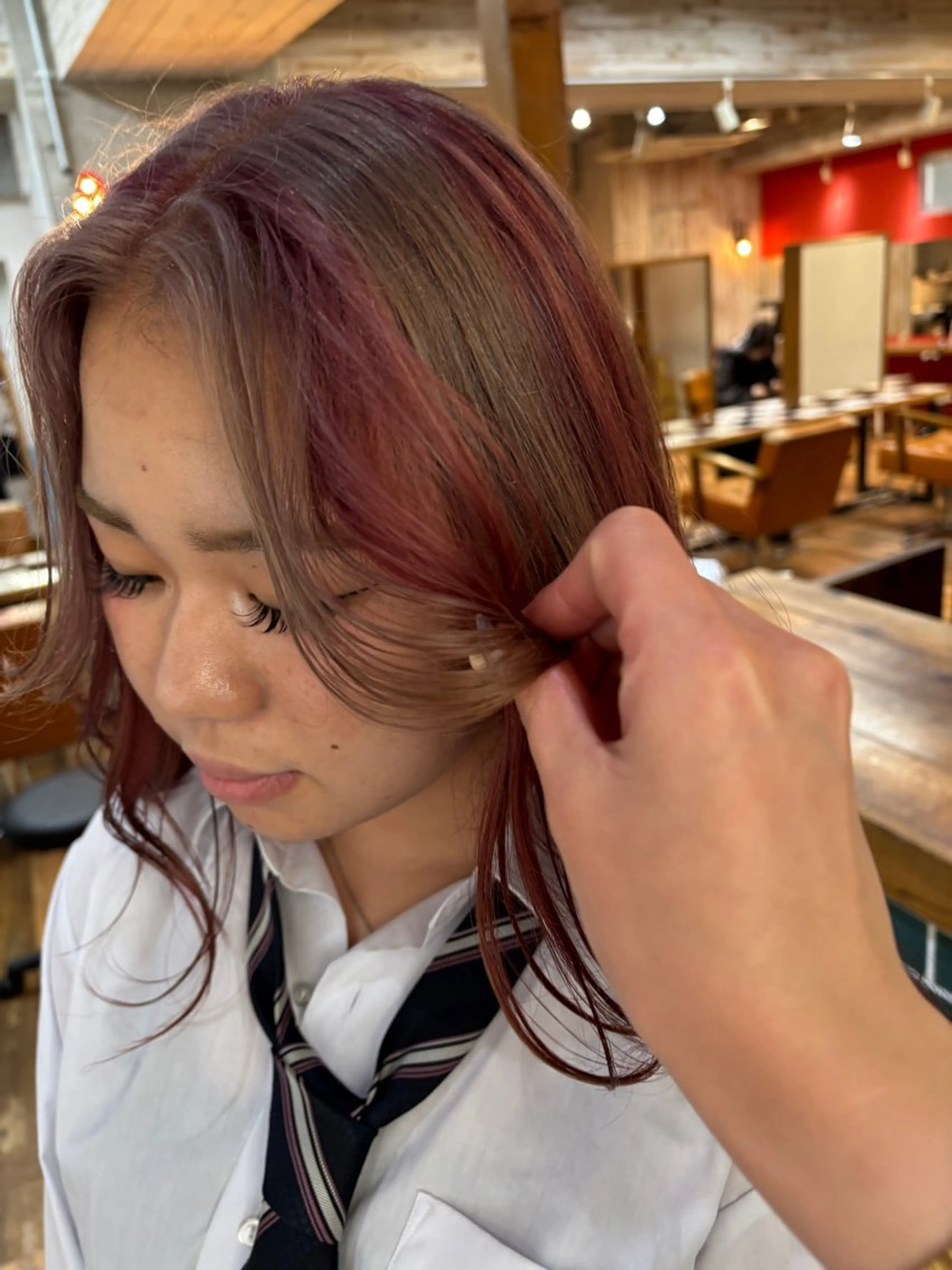 カラー ヘアカラー デザイン/ブリーチ ♡MIYUU♡のヘアスタイル