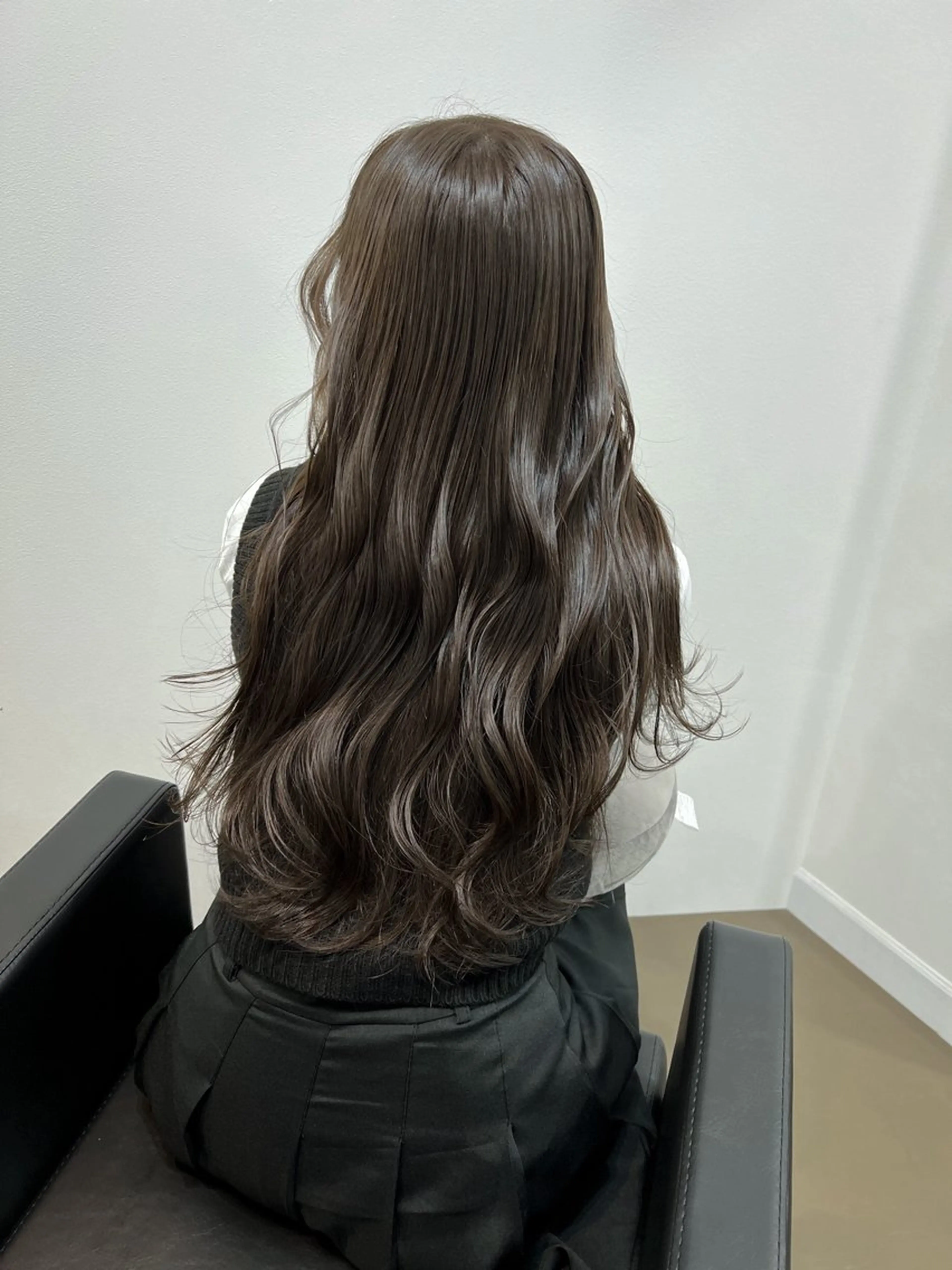 ロング カラー ブリーチ ブリーチなしカラー 神戸ボブ✂️ ioe三宮/田 伸佳のヘアスタイル